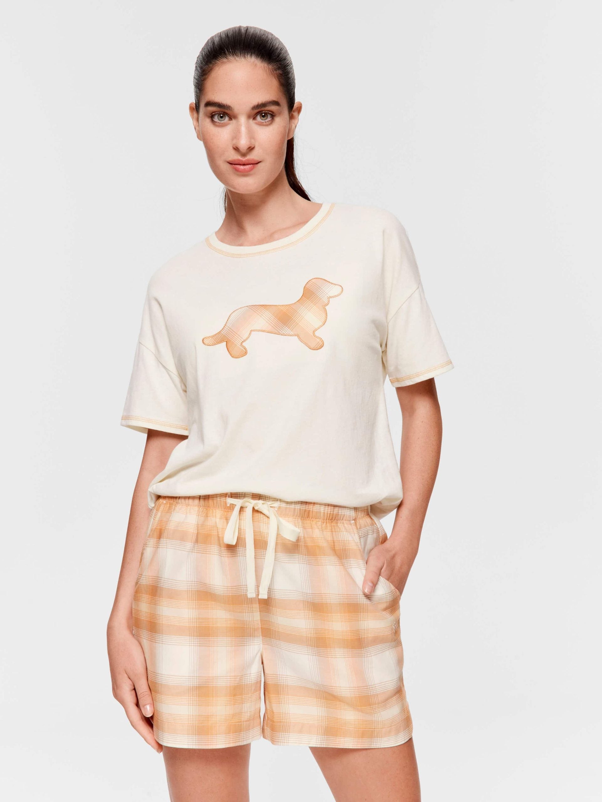 Cowgirl Check 100% Cotton Gerri Short Multi image 1