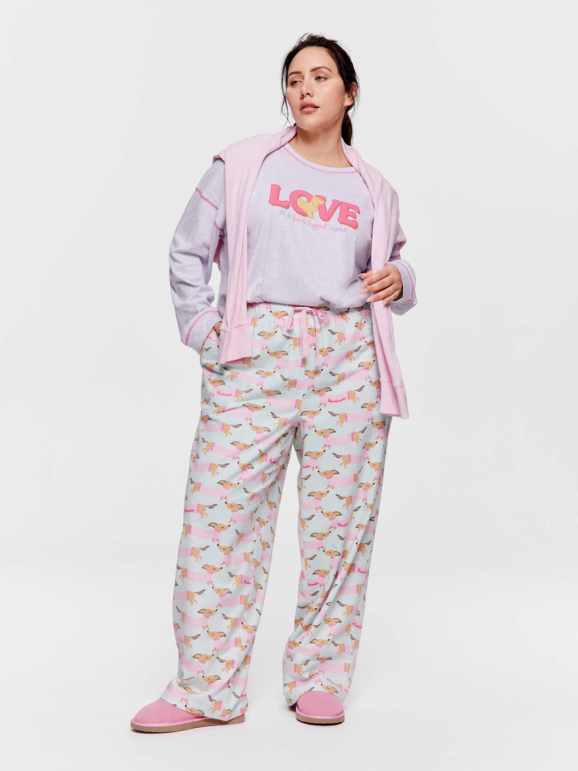 P.A. Plus Mint Penny Flannelette Pj Pant Multi image 1