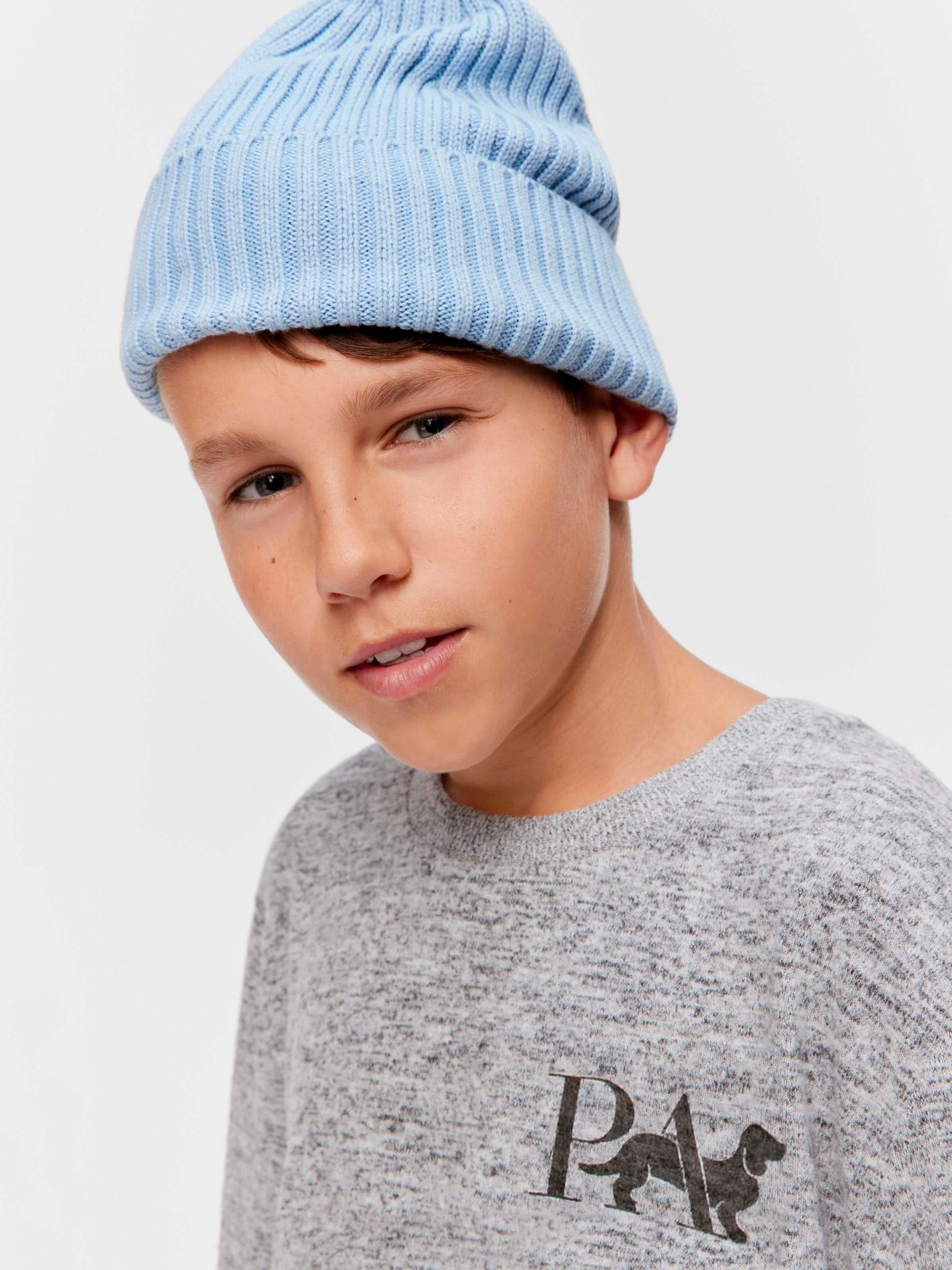 Boys Fuzzy Grey Pj Set grey image 0