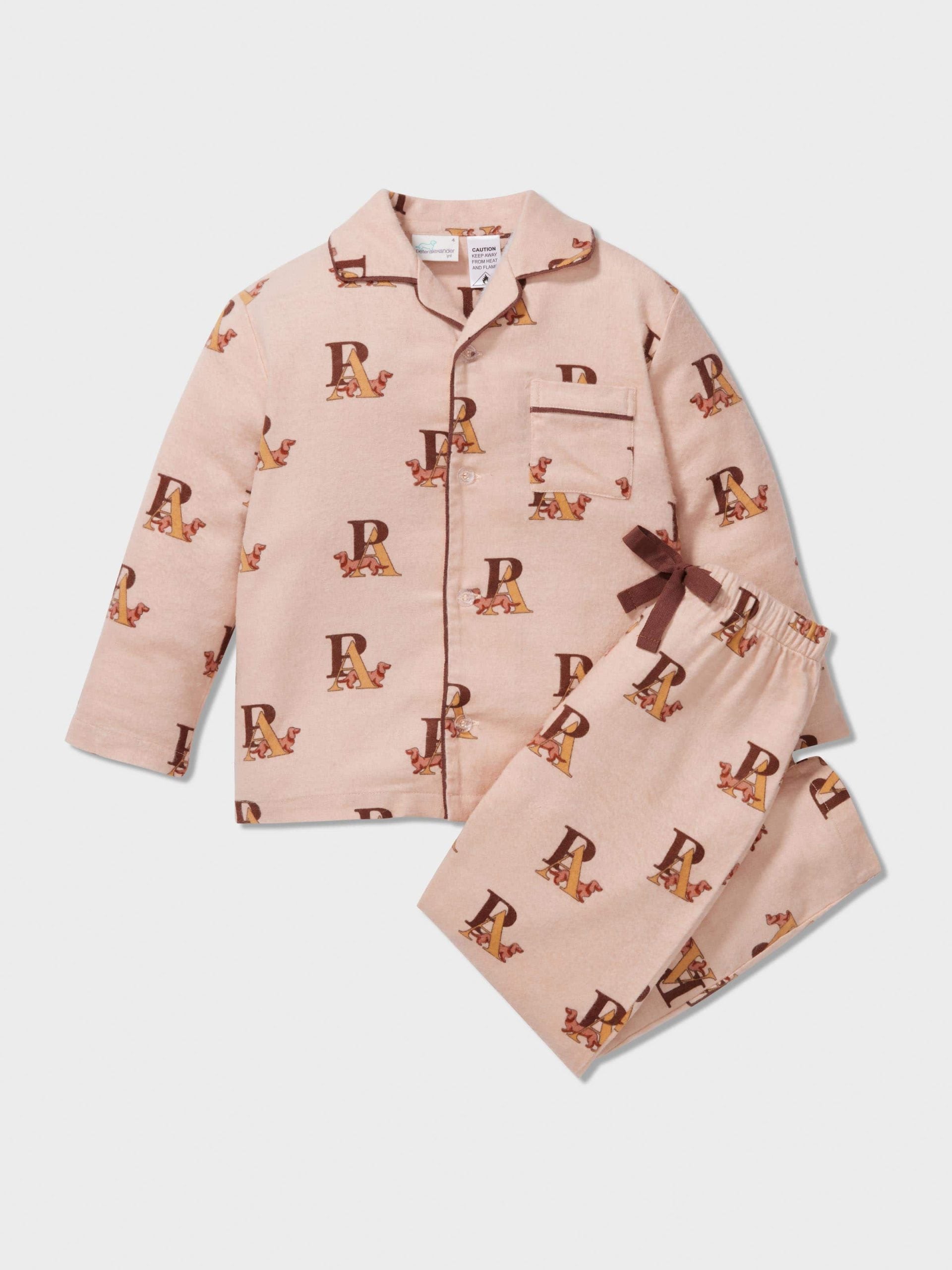 Boys P.A. Logo Long Classic Pj Set multi image 2