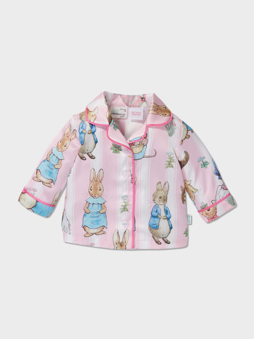 Baby Peter Rabbit Satin Classic Pj Set multi image 4