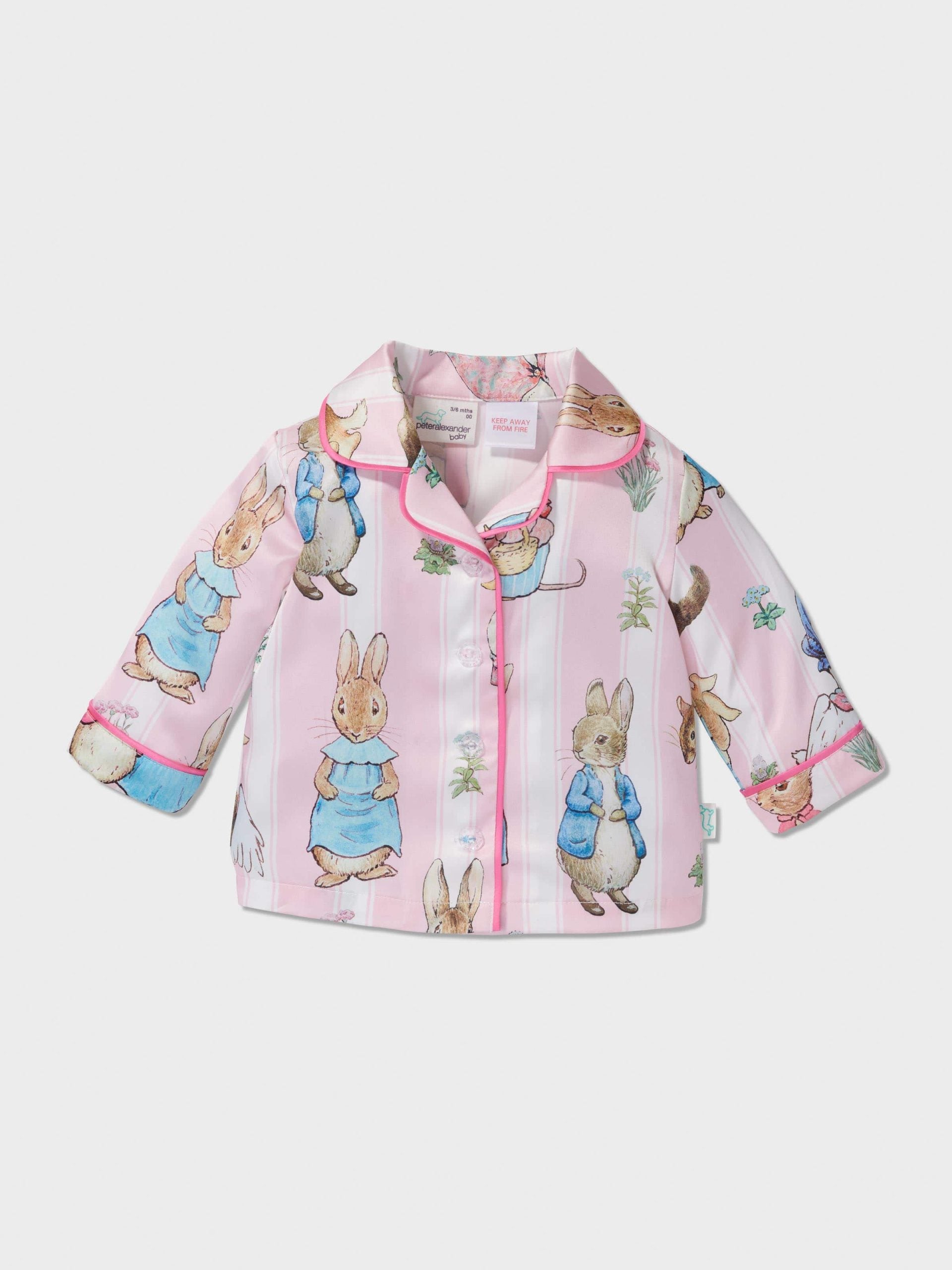 Baby Peter Rabbit Satin Classic Pj Set multi image 4
