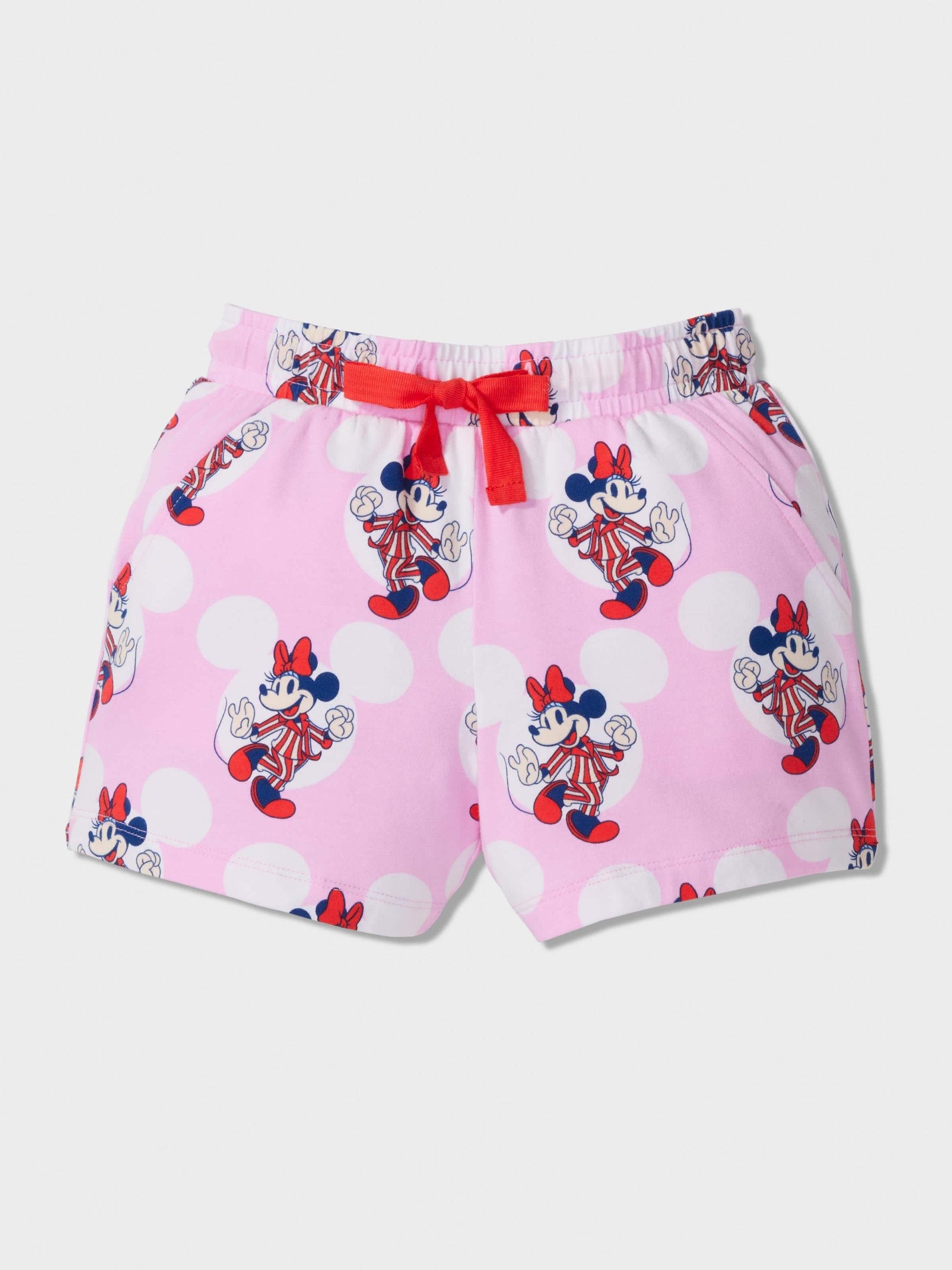 Jnr Girls Disney Minnie Short Pj Set Multi image 1