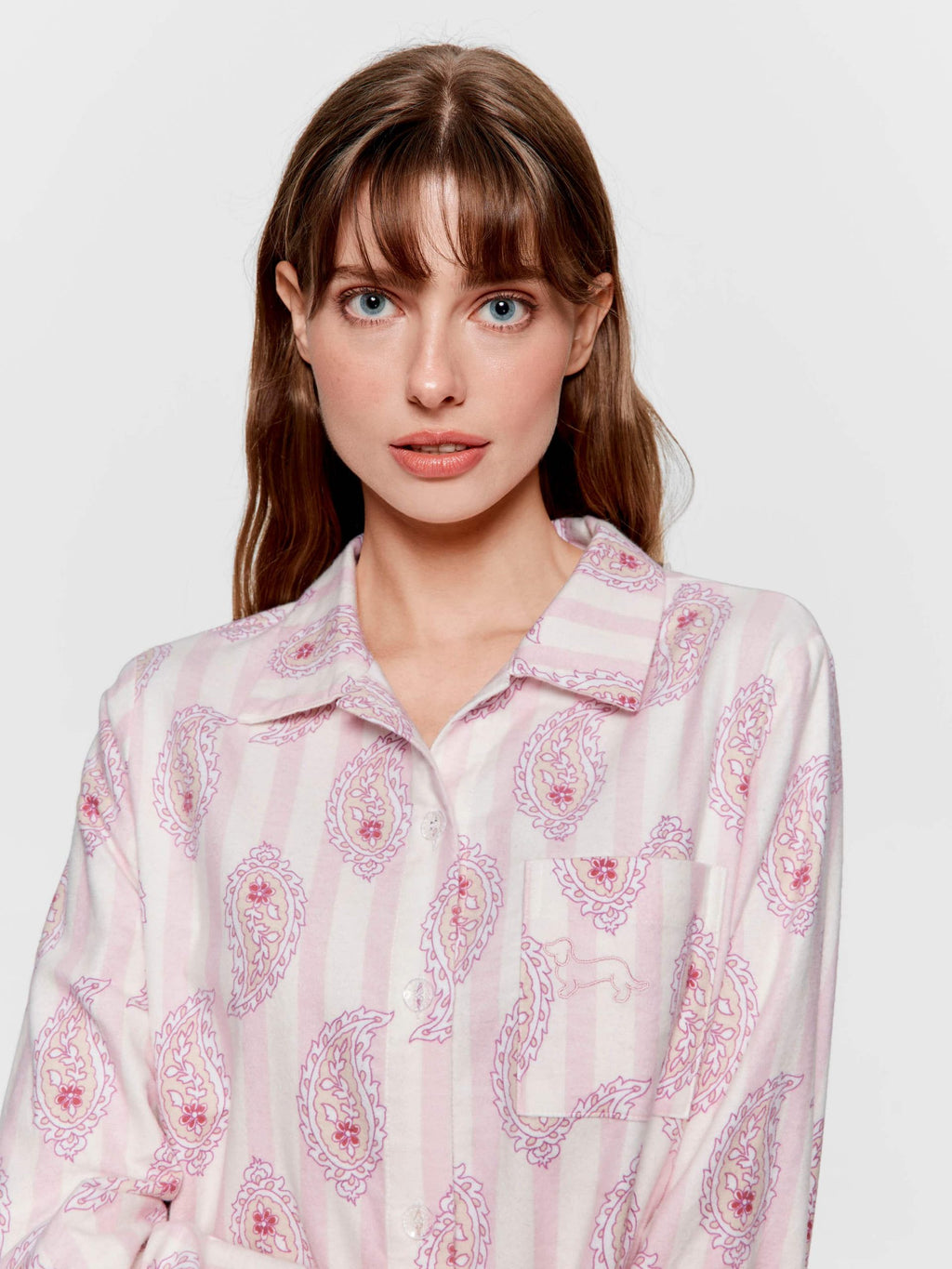 Paisley Flannelette Nightshirt multi image 2