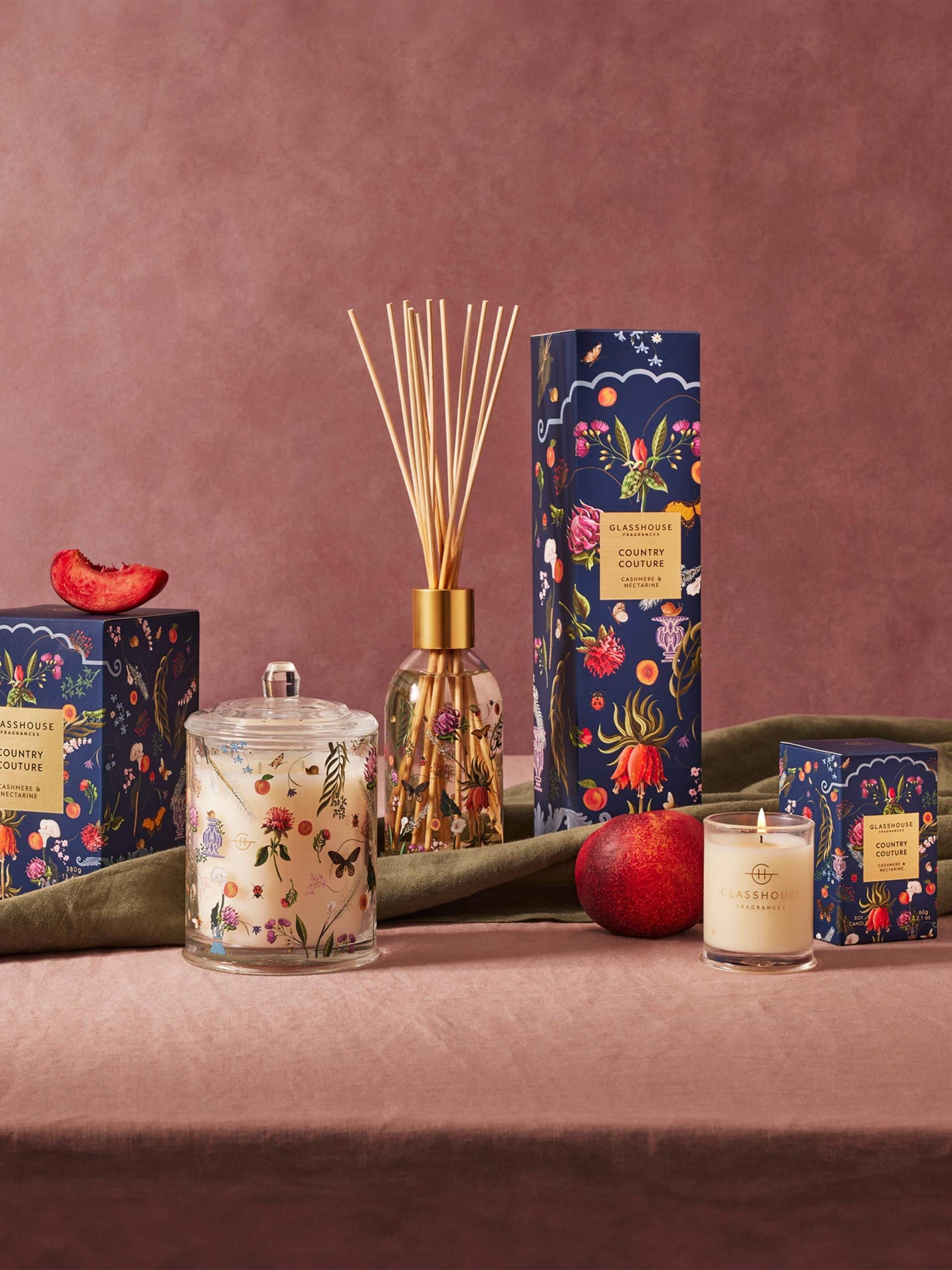 Glasshouse Fragrances Limited Edition Country Couture Candle 60G multi image 1