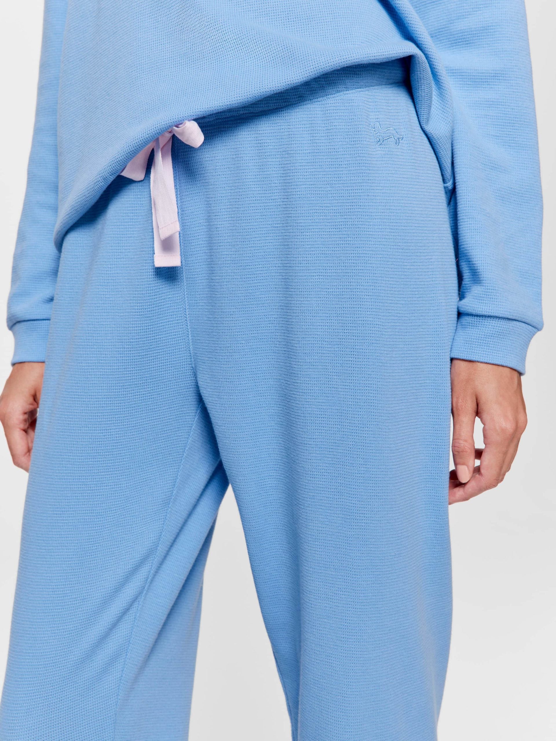 Dusty Blue Easy Waffle Pj Pant blue image 1