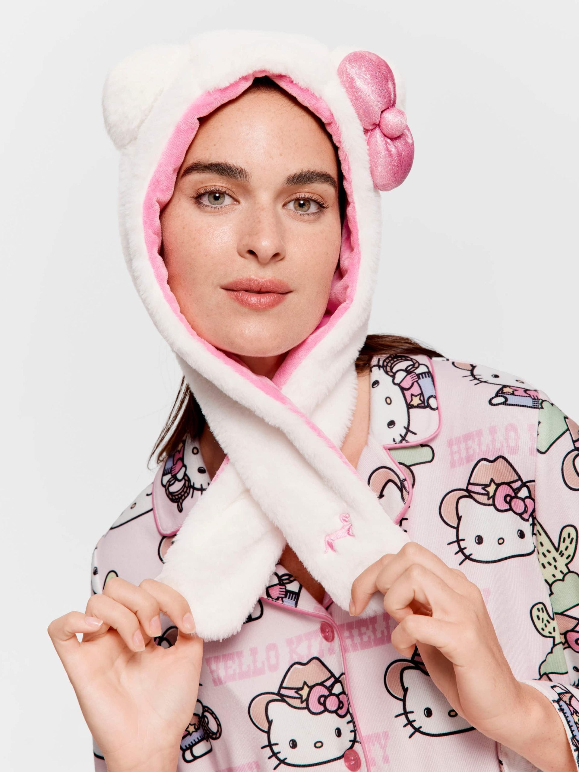 Hello Kitty Bonnet White image 1