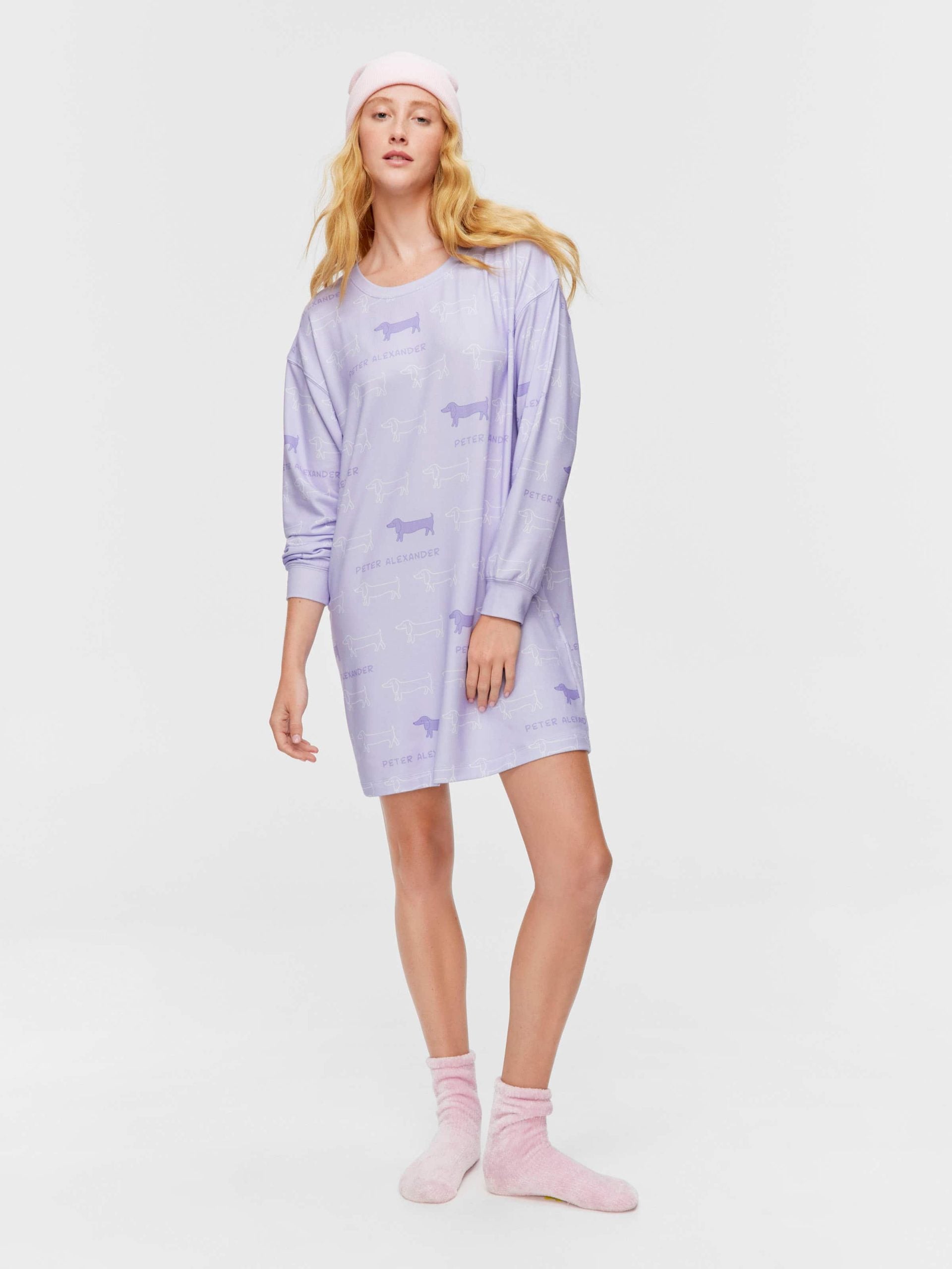 Plush Penny Walk Long Sleeve Nightie multi image 0