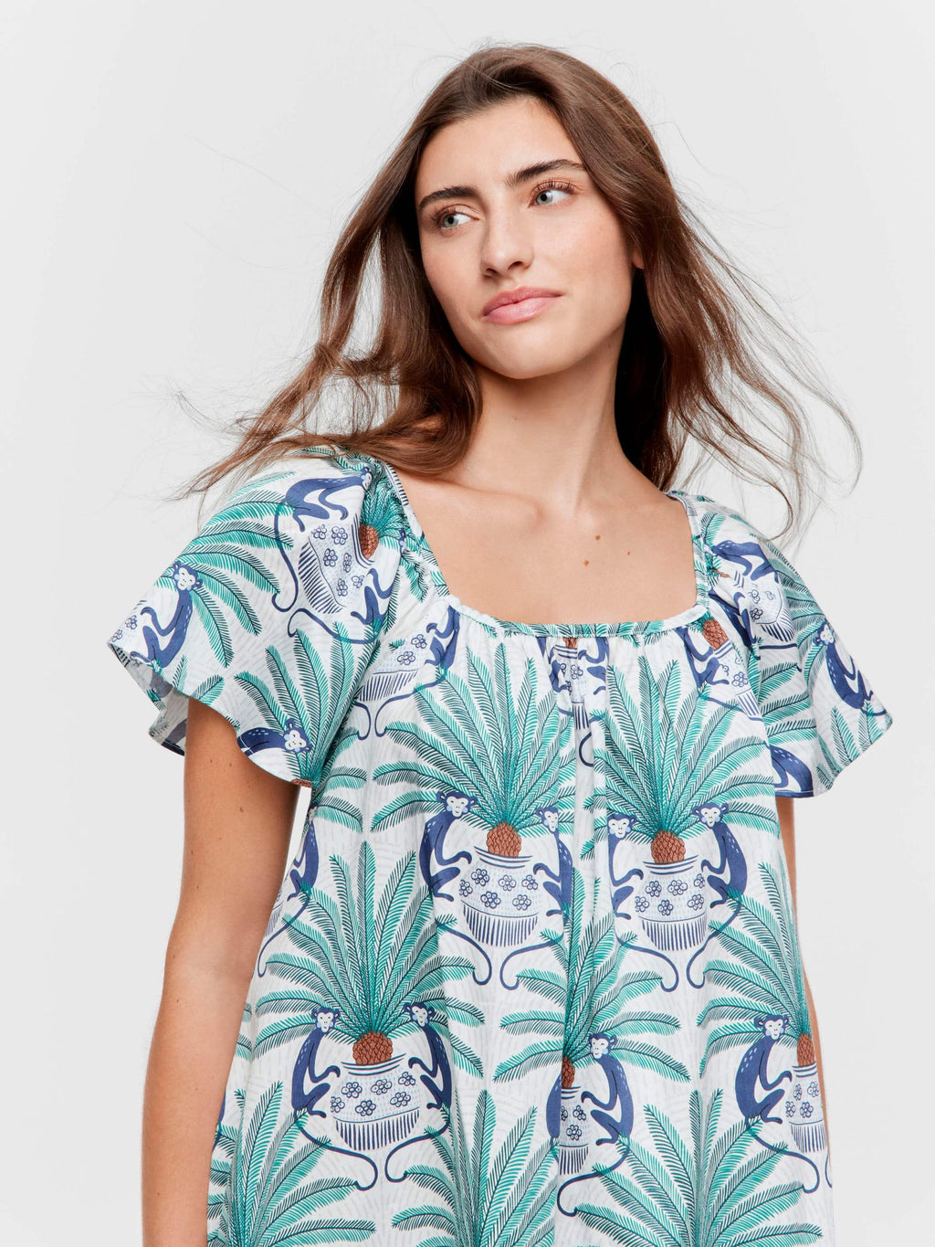 Monkeying Around Fashion Nightie multi image 1
