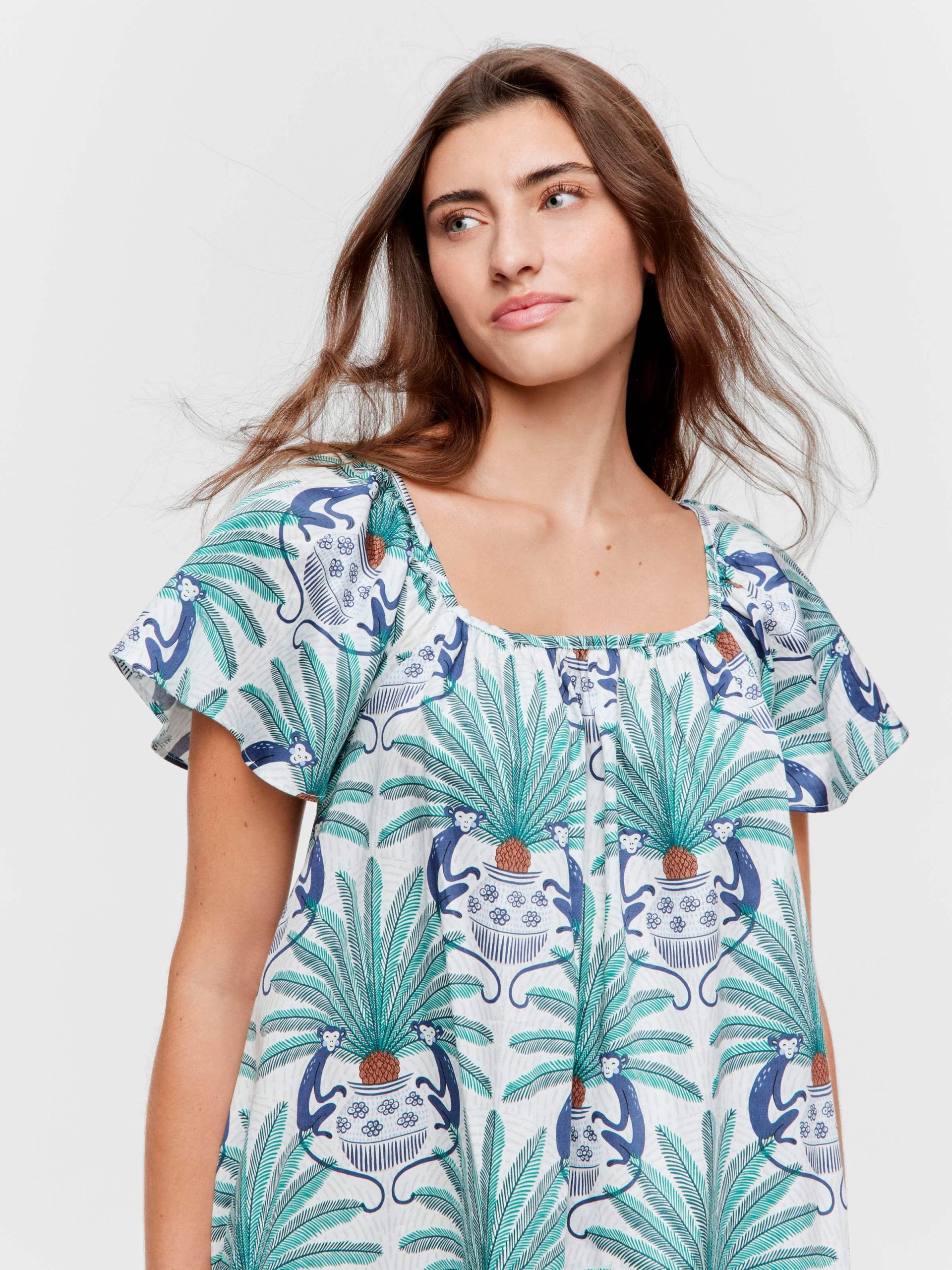 Monkeying Around Fashion Nightie multi image 1