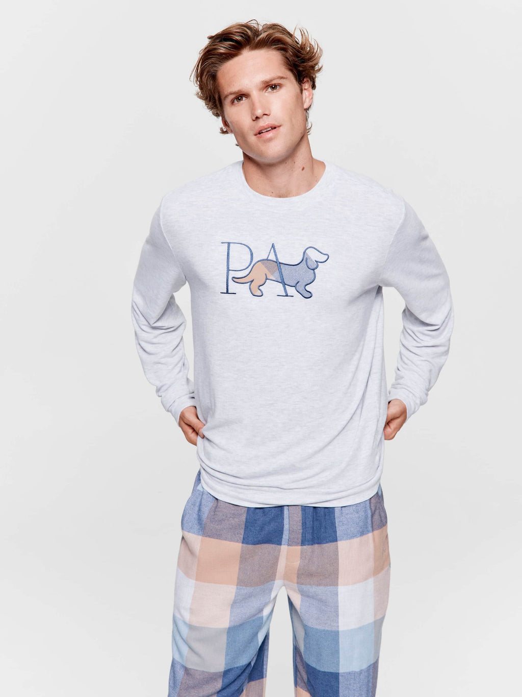 P.A Buffalo Sweater greymarle image 0