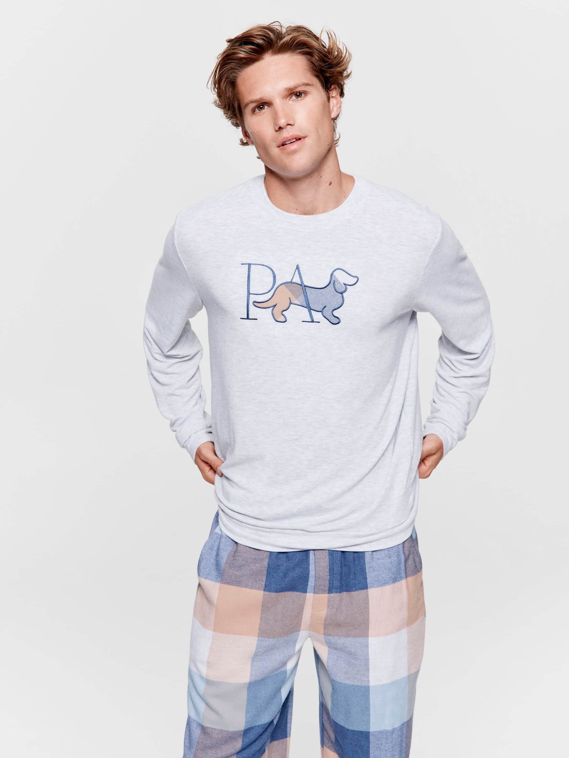 P.A Buffalo Sweater greymarle image 0