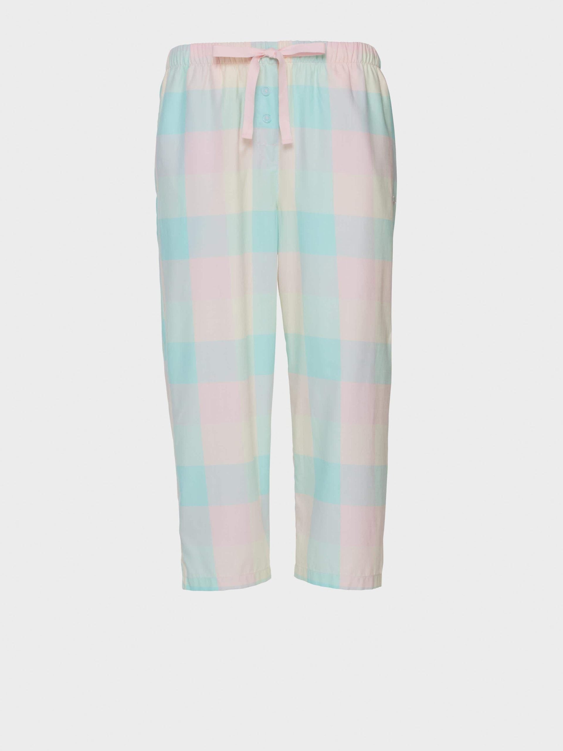 Pink Buffalo Check 100% Cotton 3/4 Pj Pant multi image 3