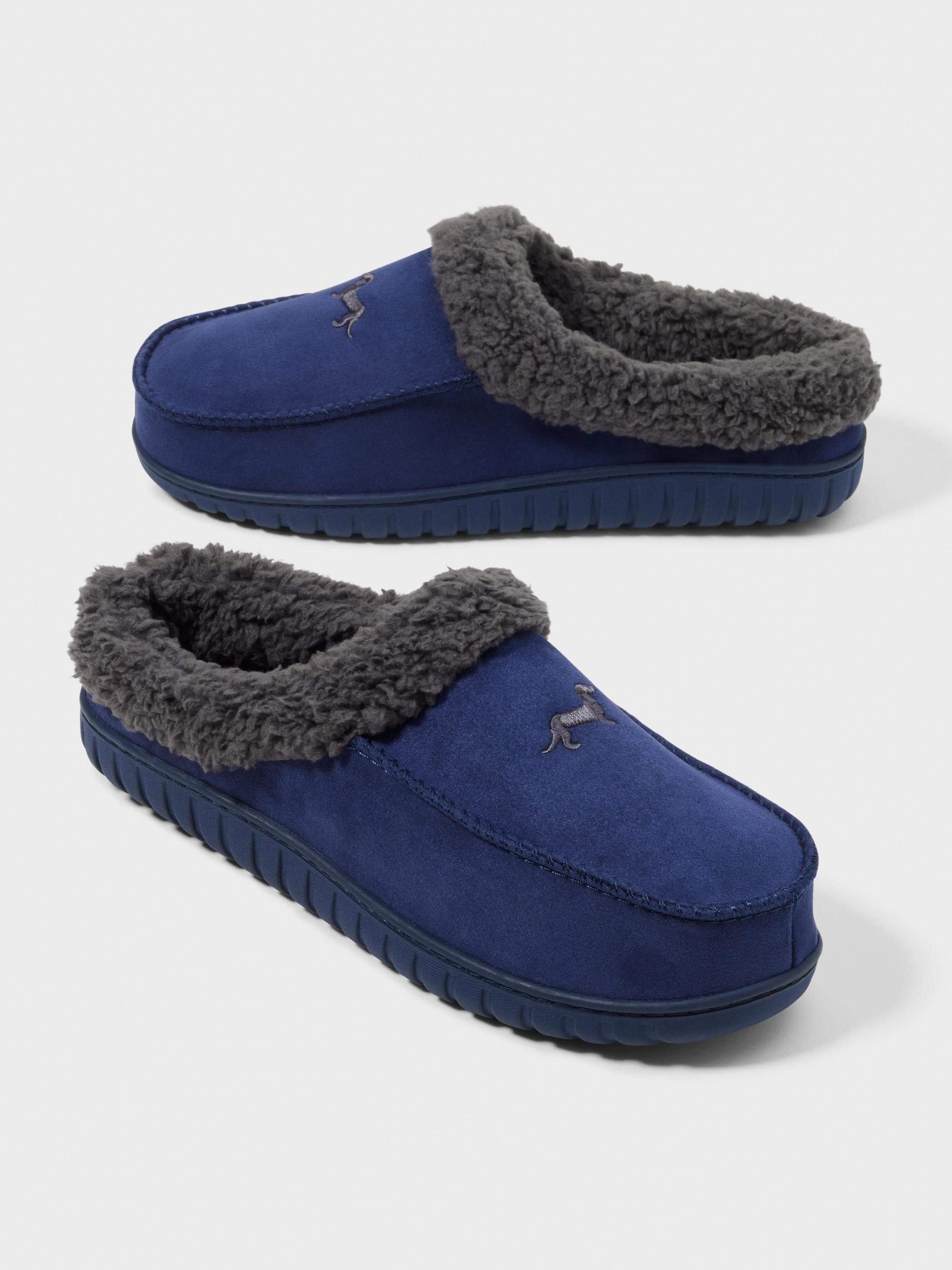 Mens Moccasin Scuff navy image 0
