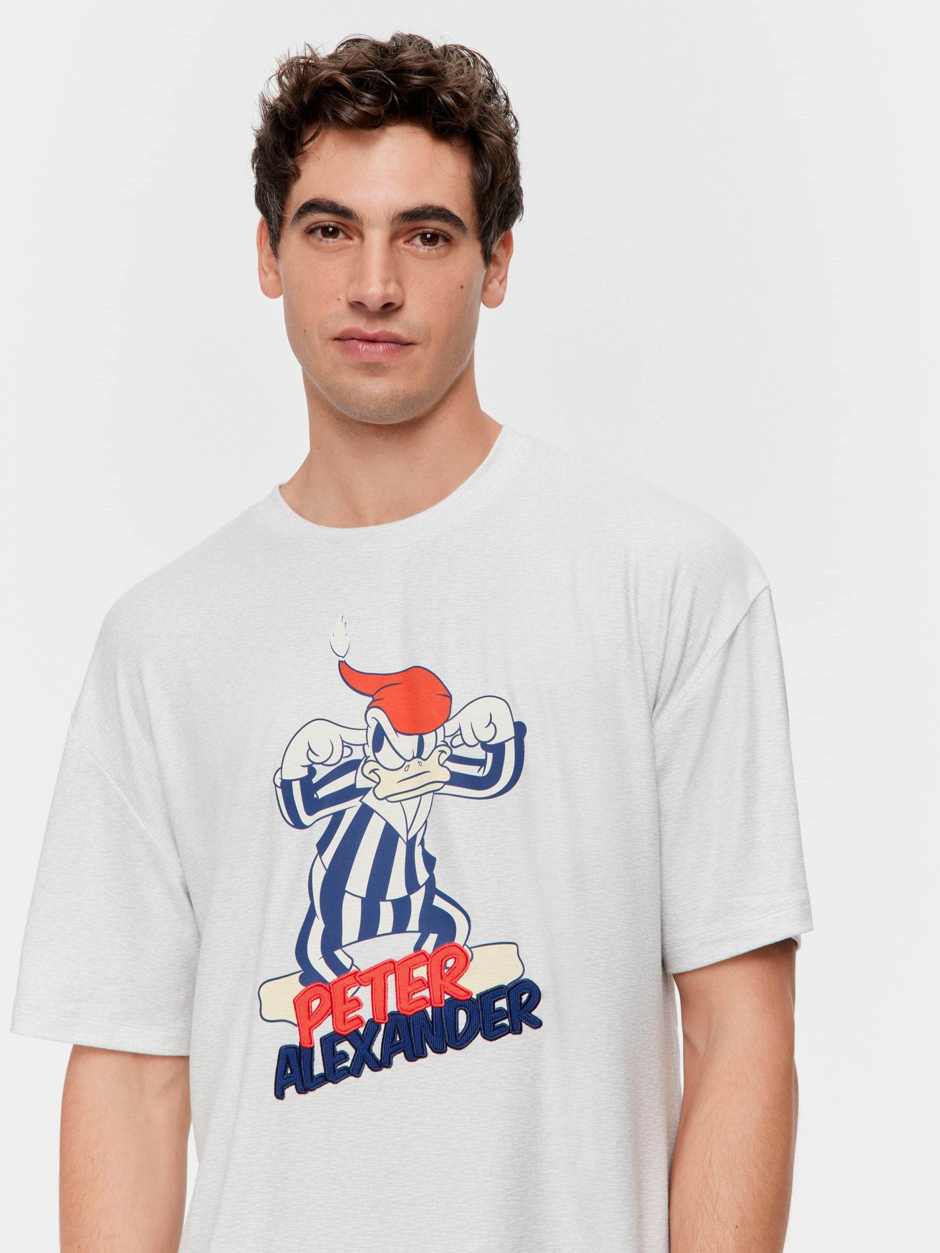 Donald Duck Tee Grey Marle image 1