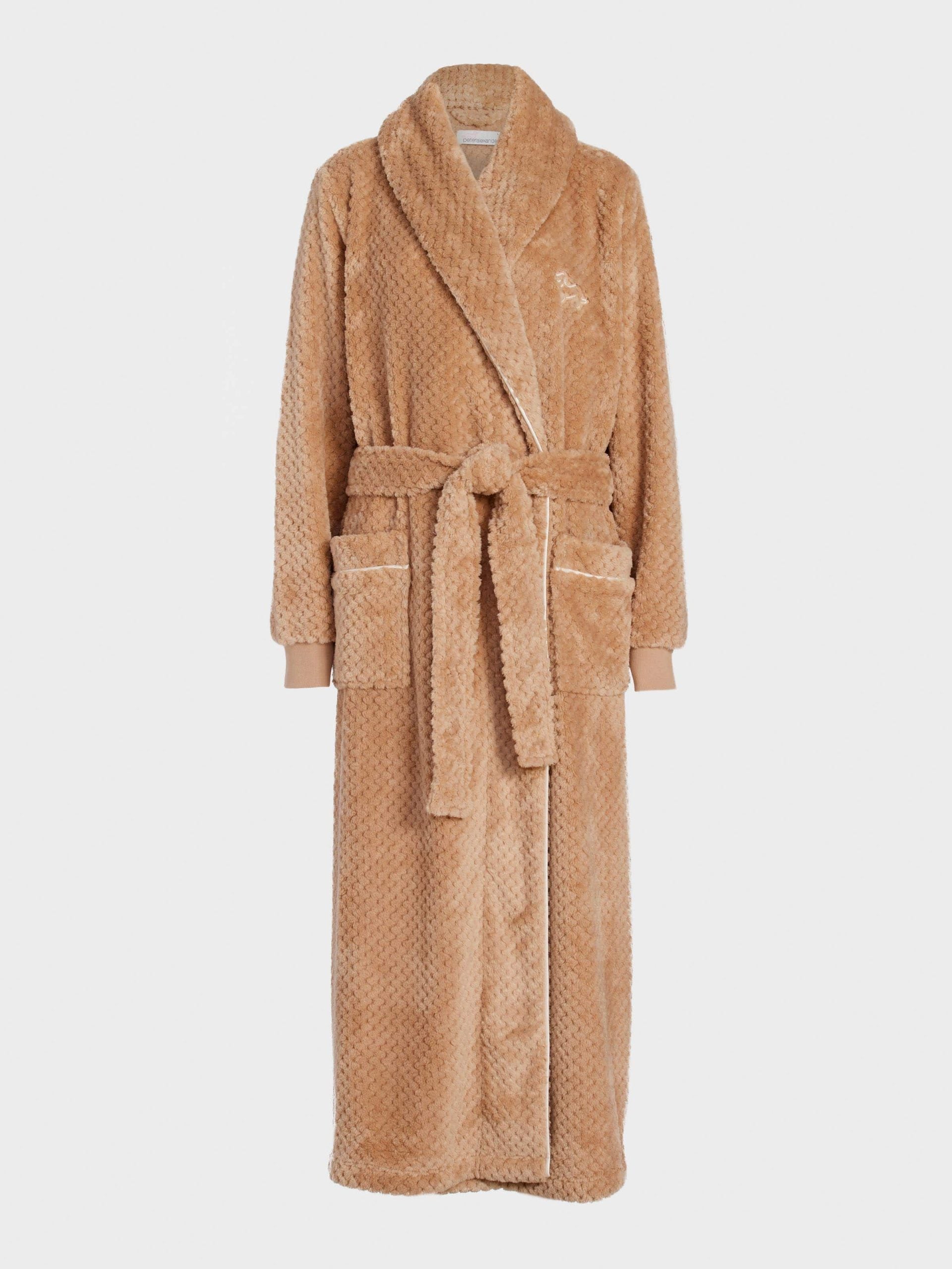 Peters Caramel Jacquard Full Length Gown caramel image 4