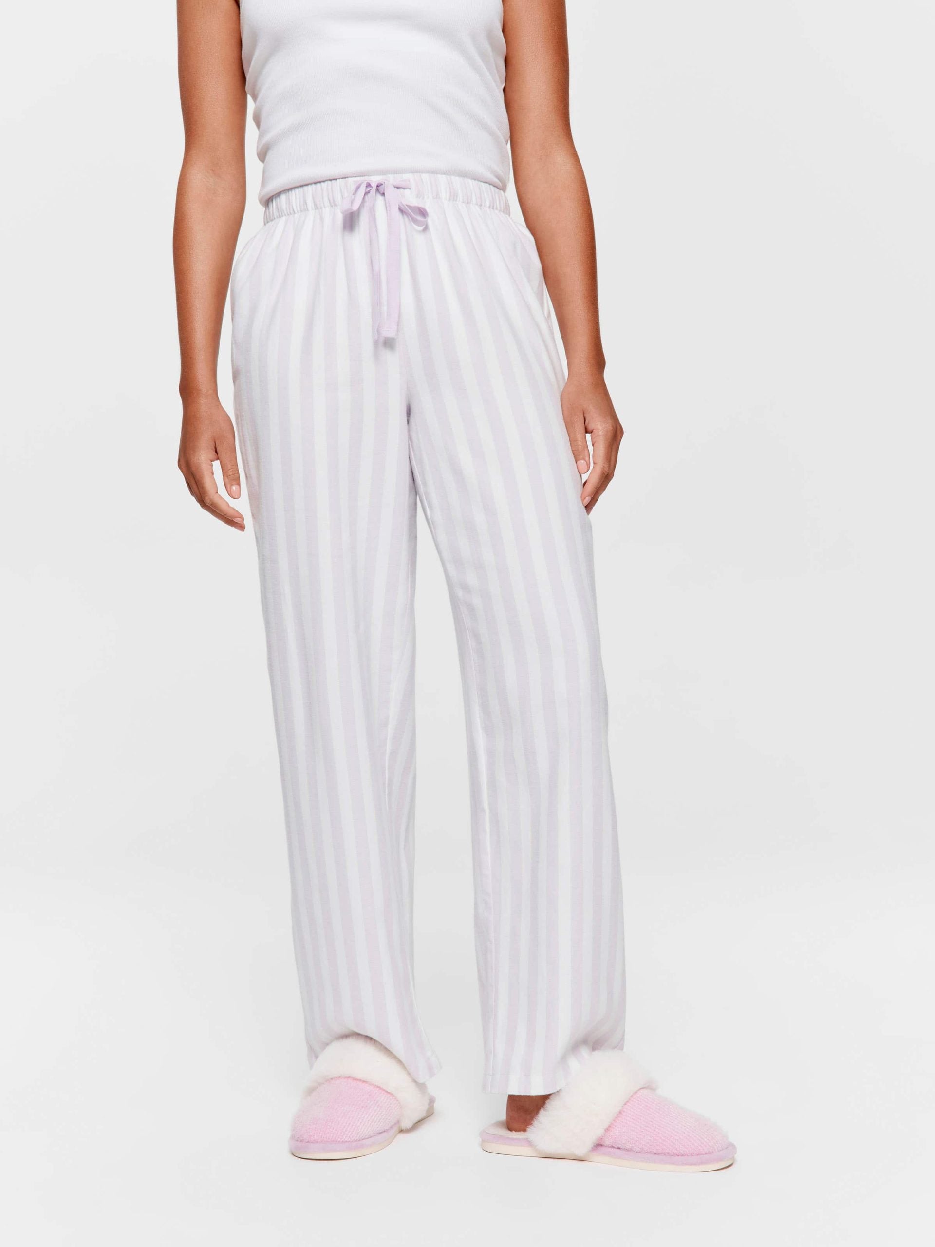 Lilac Stripe Classic Flannelette Pj Pant multi image 1