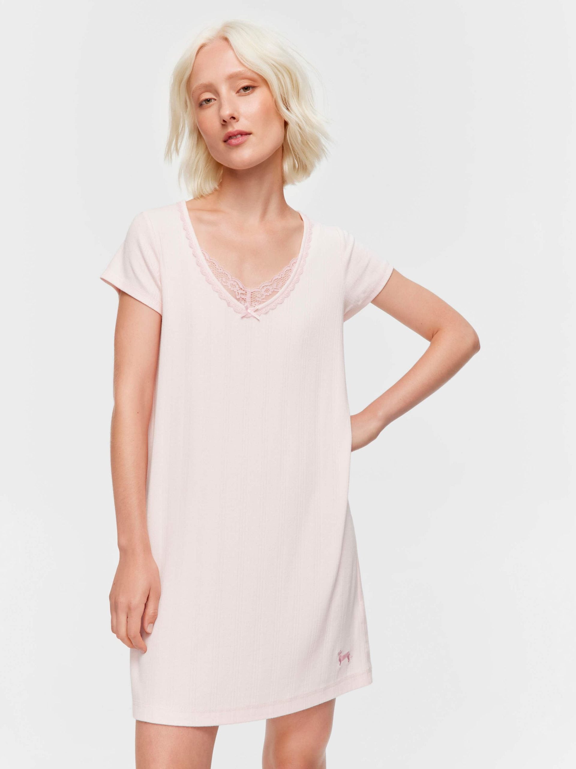Pretty Pointelle Nightie pink image 1
