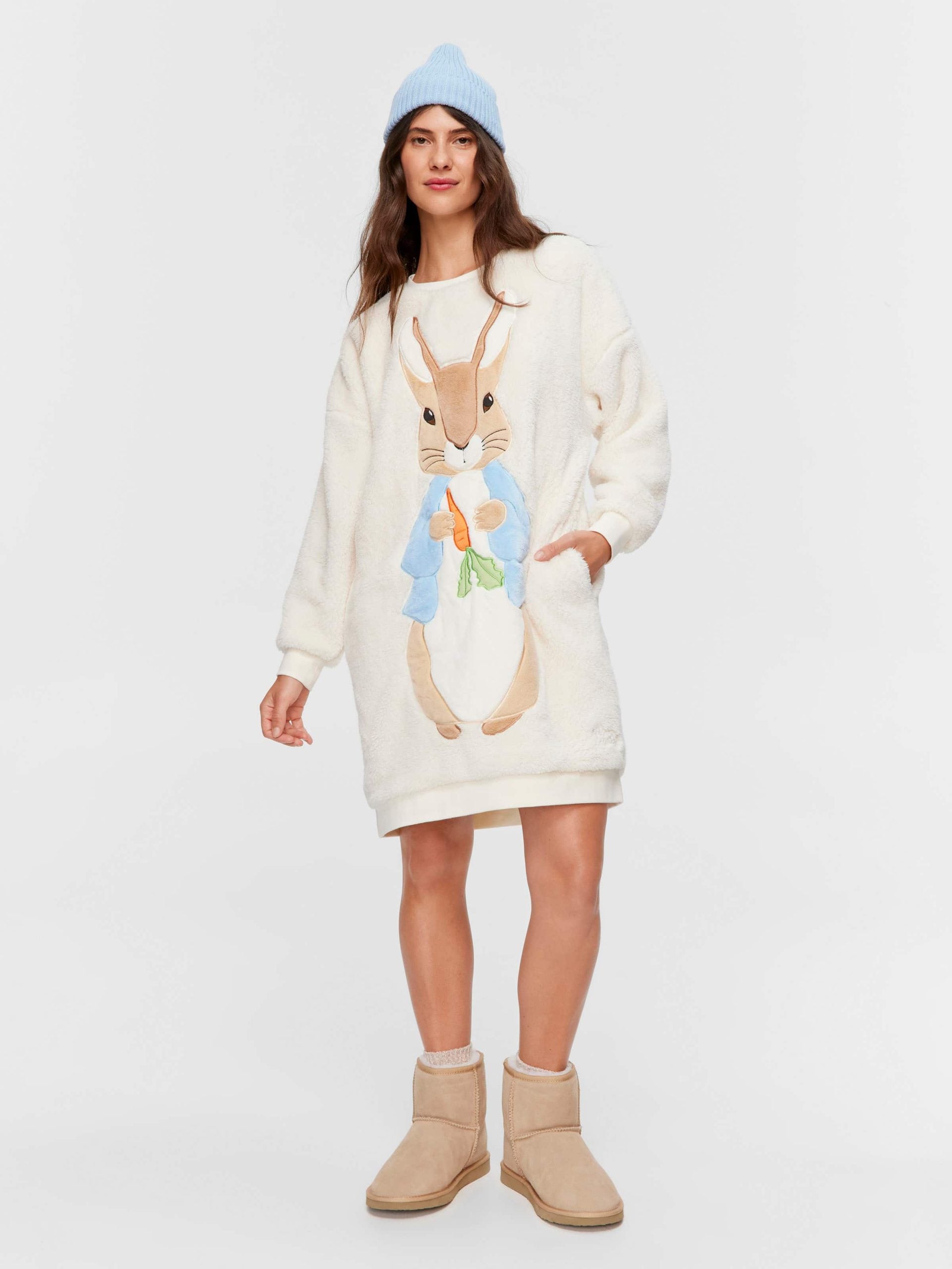 Peter Rabbit Fleece Sweater Nightie multi image 2