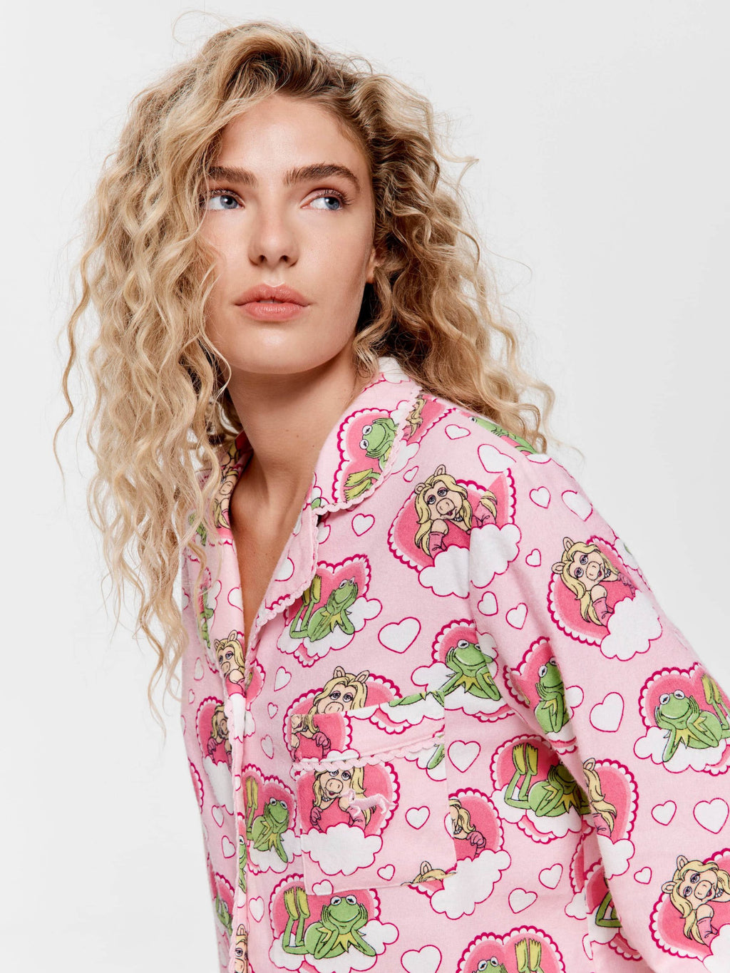 Miss Piggy & Kermit Bamboo Flannelette Pj Set multi image 2
