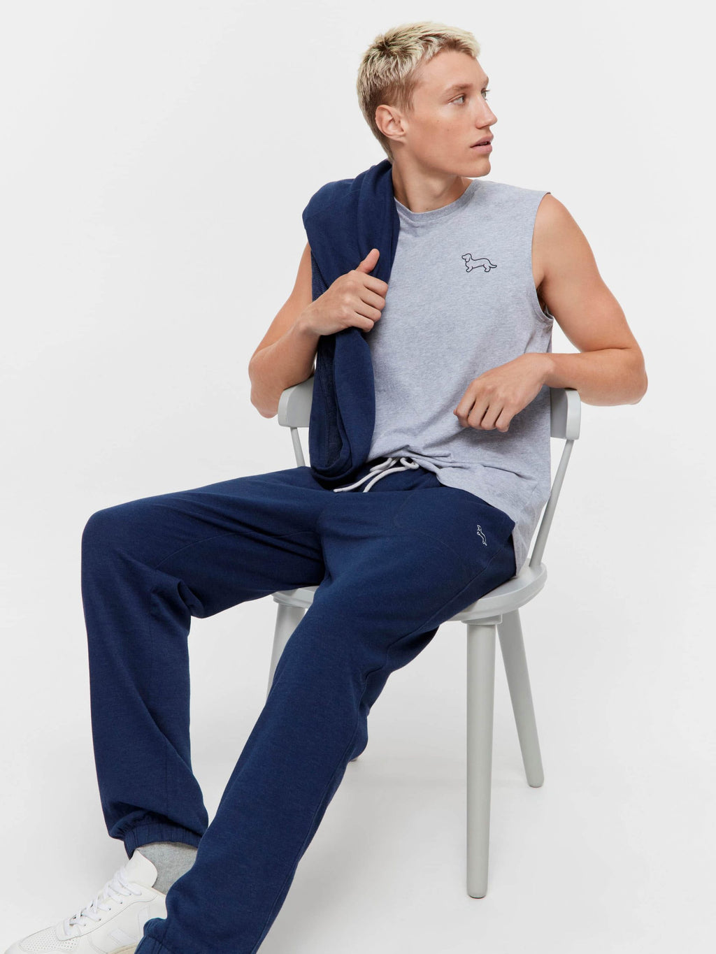 Navy Fleece Track Pant navy image 0