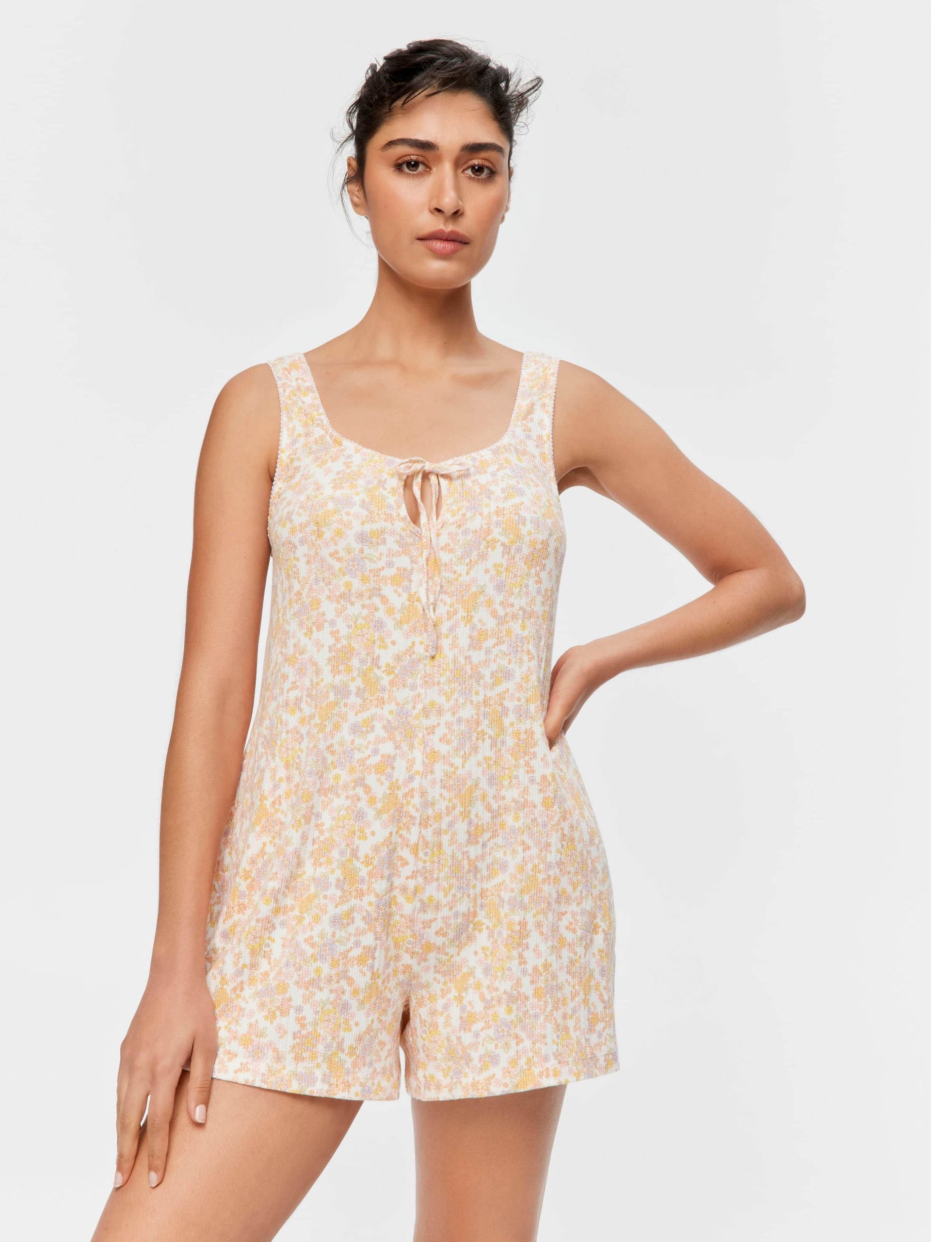 Ditsy Floral Playsuit multi image 2