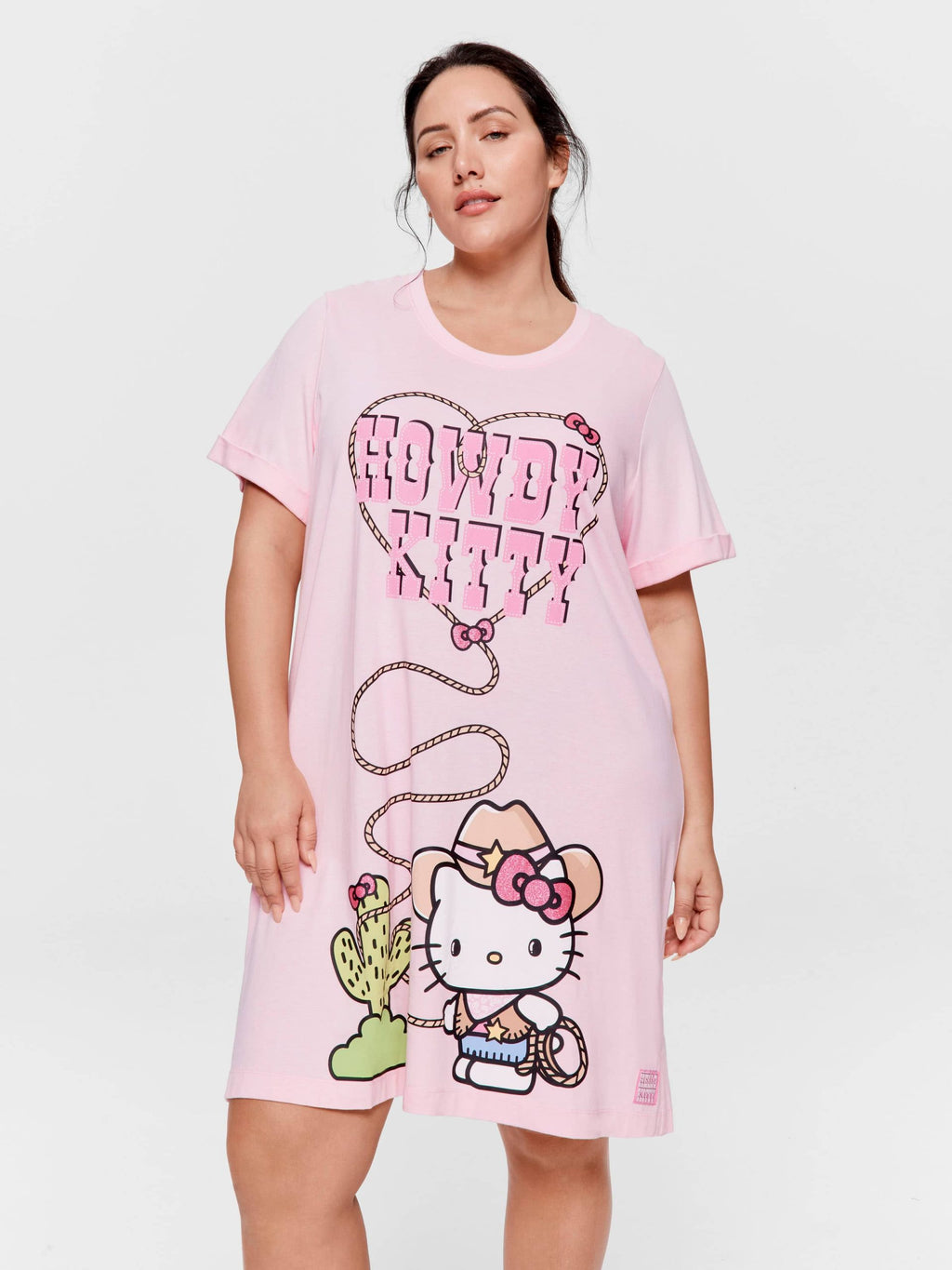 P.A. Plus Howdy Hello Kitty Sleep Tee Multi image 2