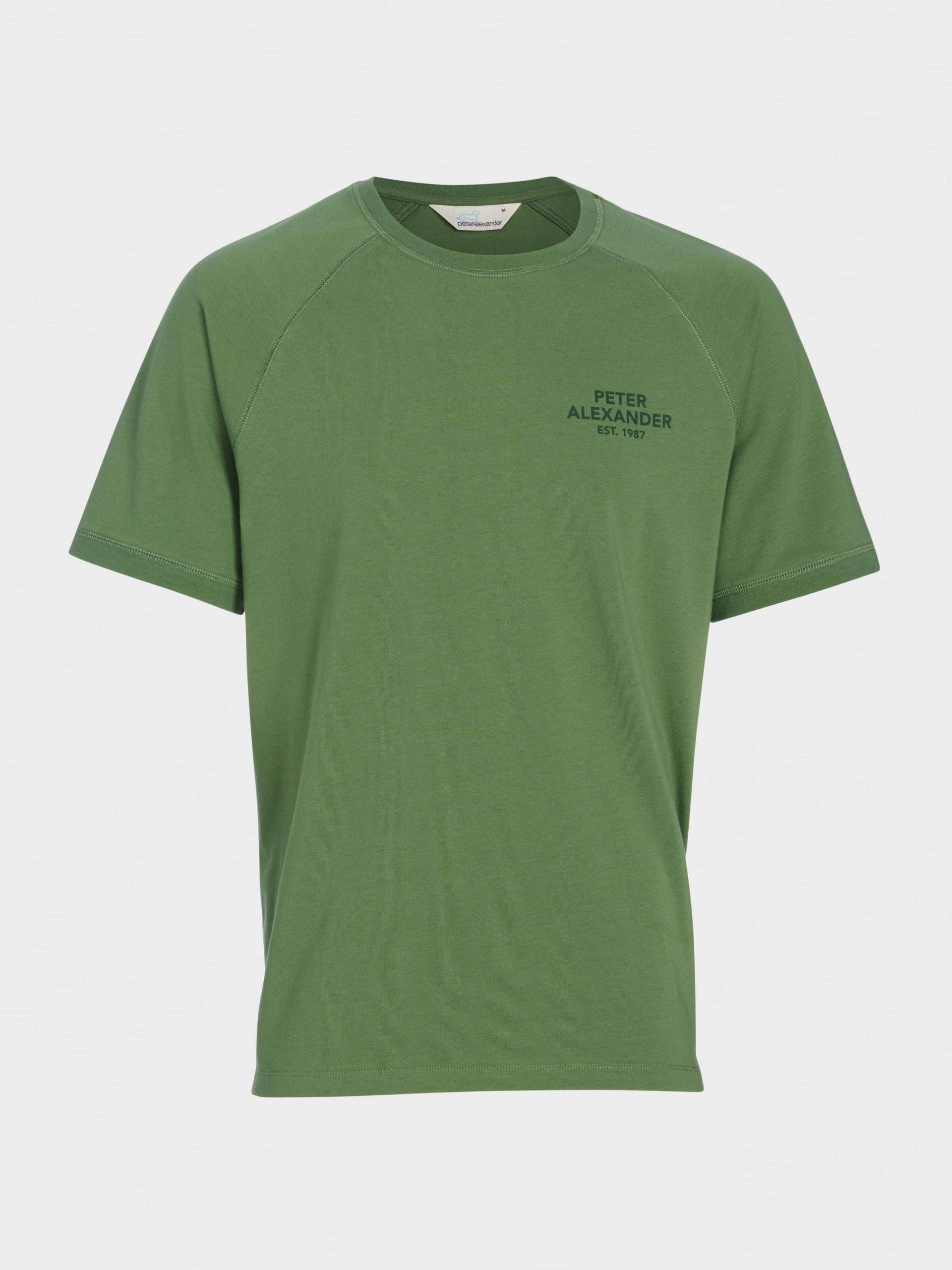 Olive Raglan Tee Green image 3