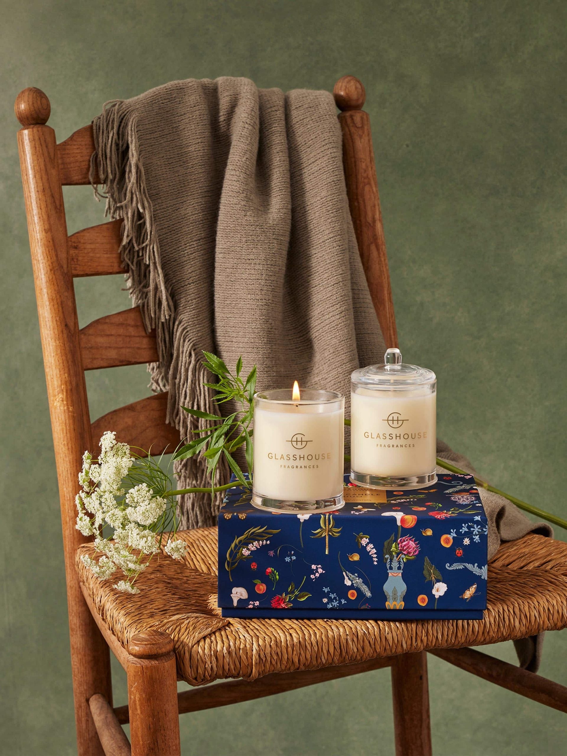 Glasshouse Fragrances Limited Edition Candle Duo Set multi image 1