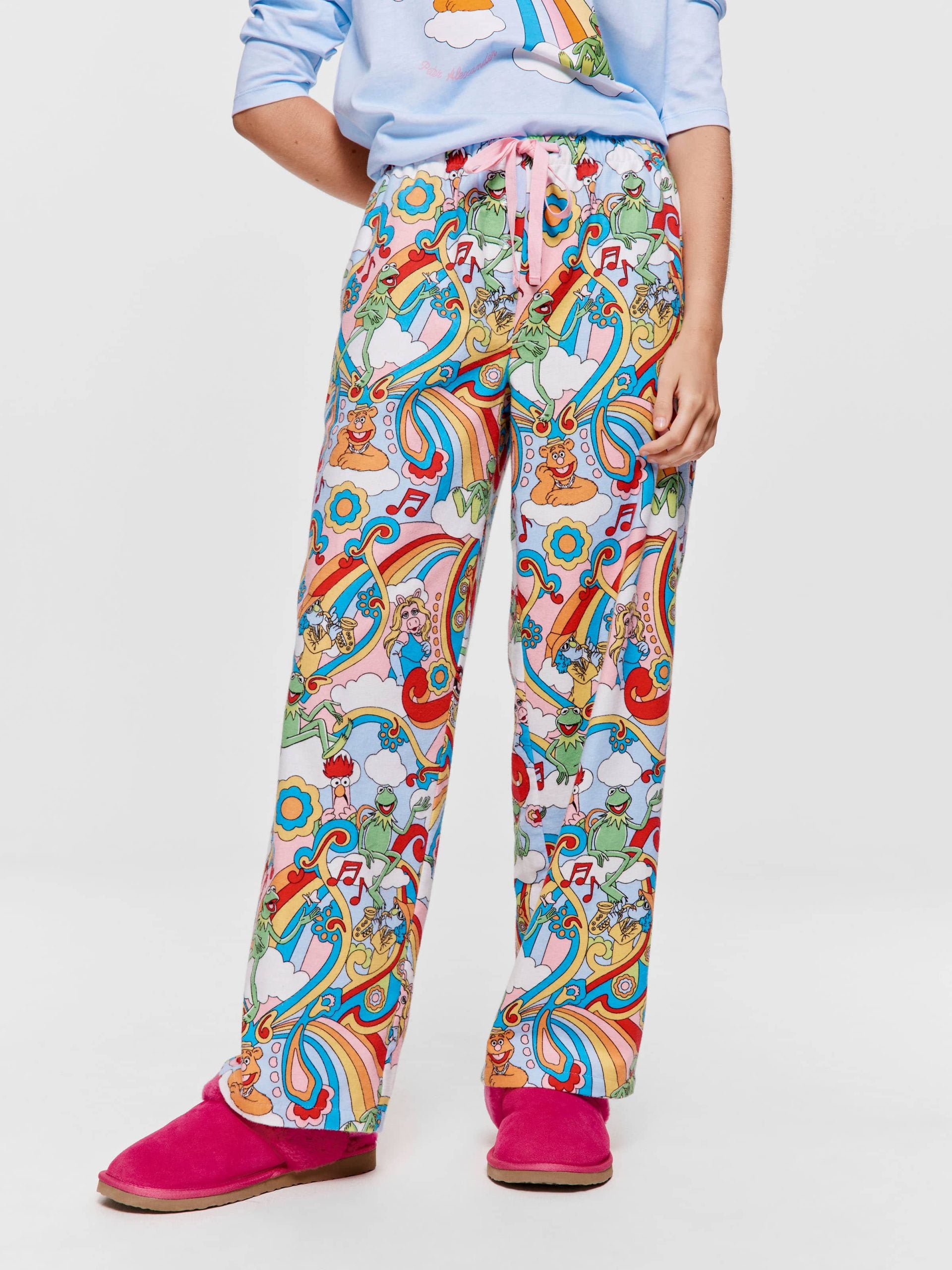 The Muppets Rainbow Classic Flannelette Pj Pant multi image 0