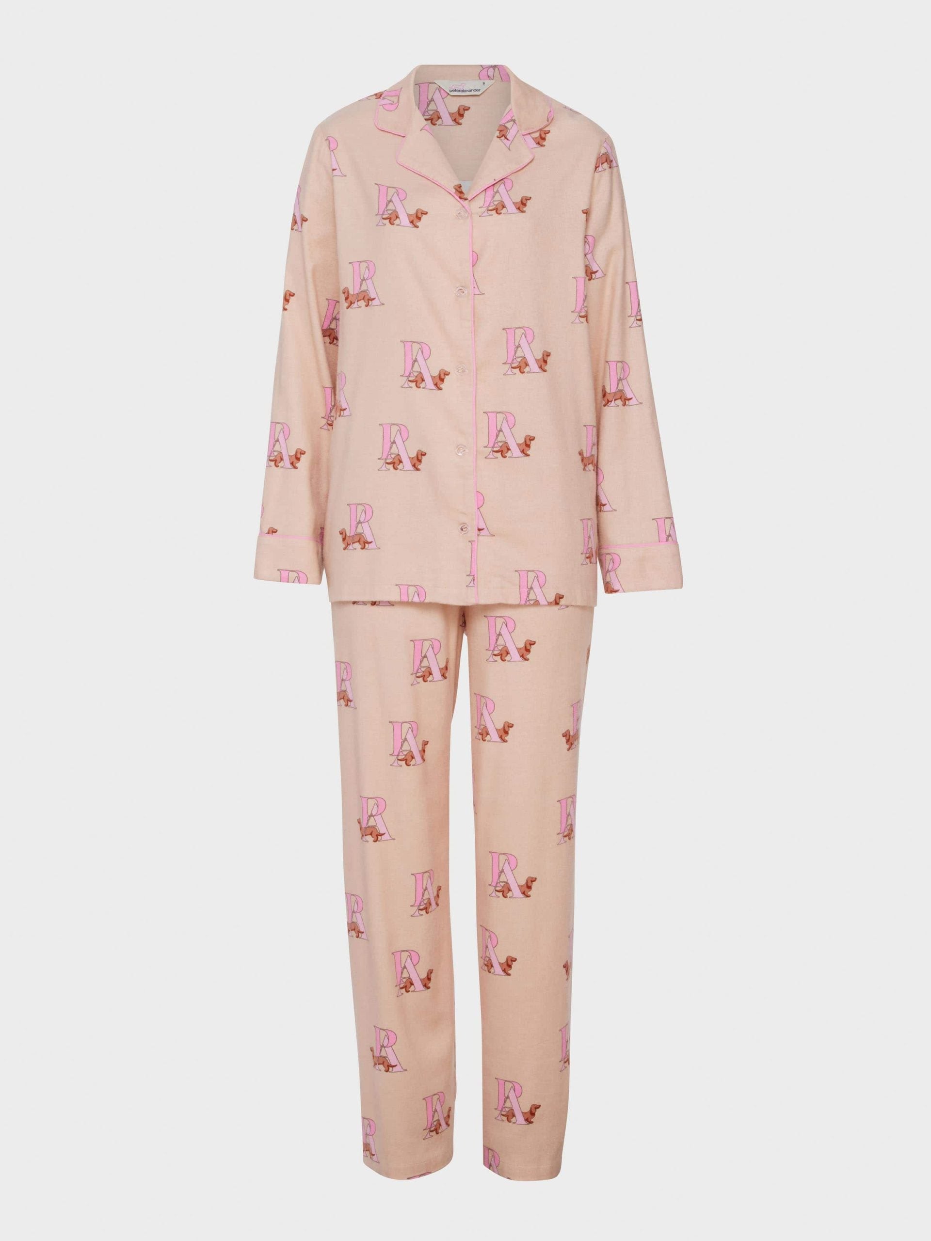 Penny Monogram Bamboo Flannelette Classic Pj Set multi image 4