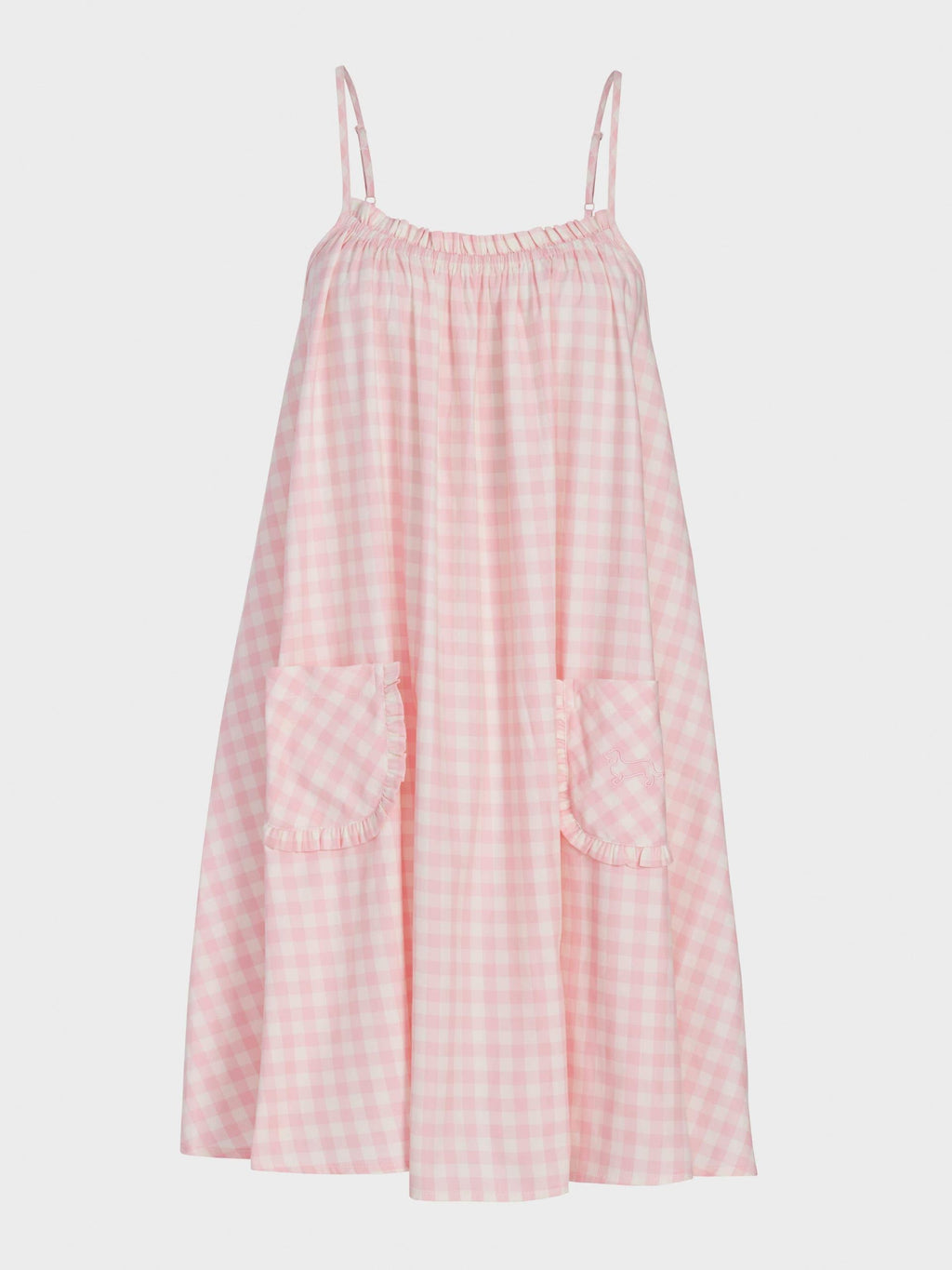 Gingham Strappy Nightie multi image 3