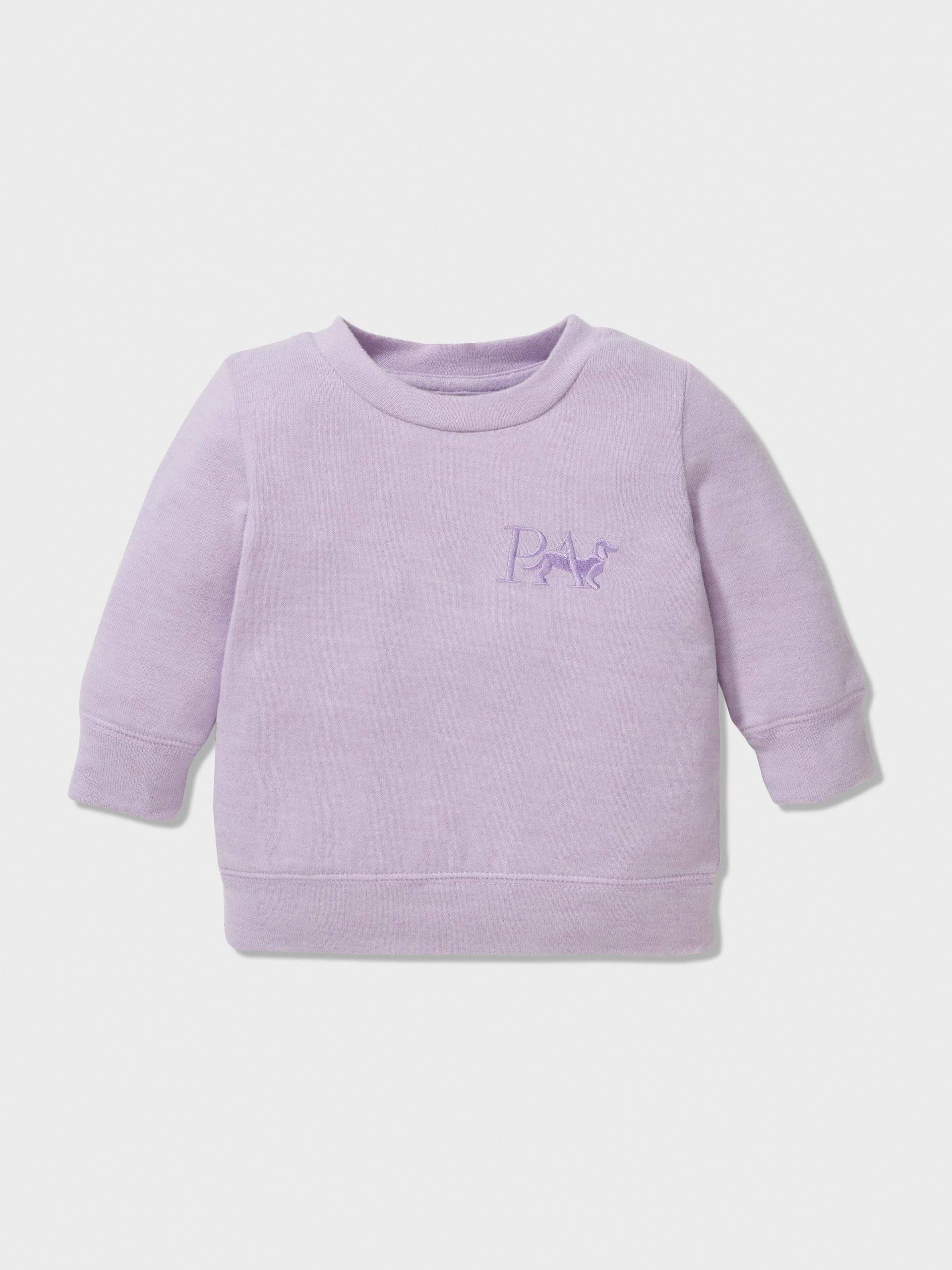 Baby Lilac Plush Pj Set lilac image 2