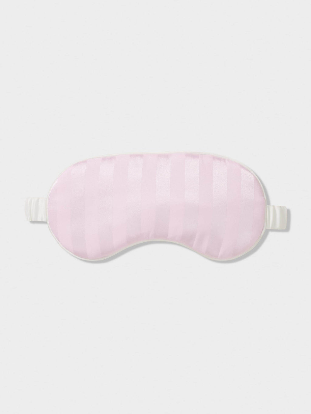 Pink Stripe Satin Eye Mask pink image 2