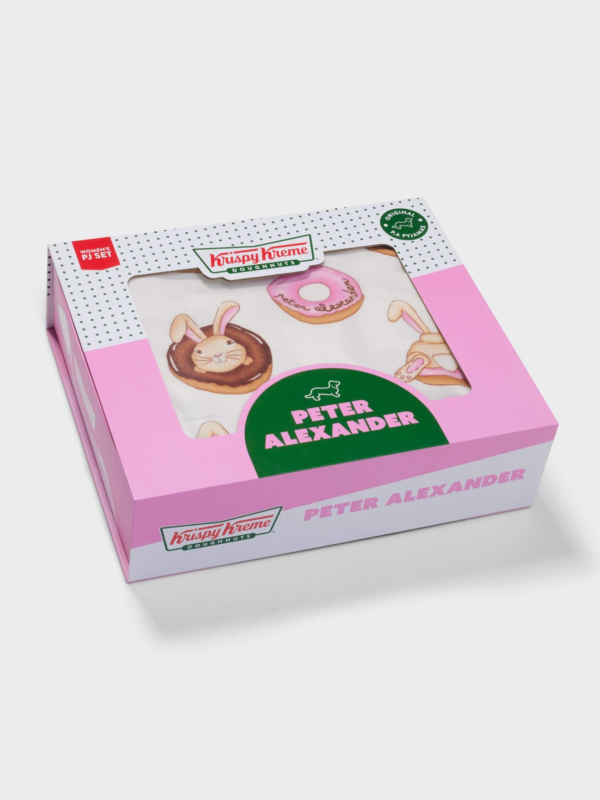 Krispy Kreme Pink Bunnies Bamboo Flannelette Long Pj Set multi image 5