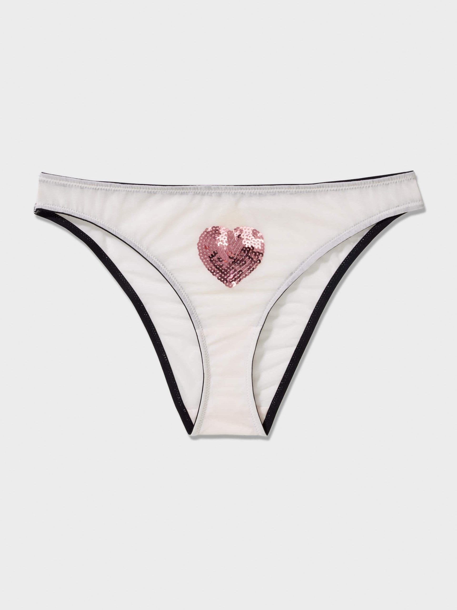 Sequin Heart Brief multi image 2