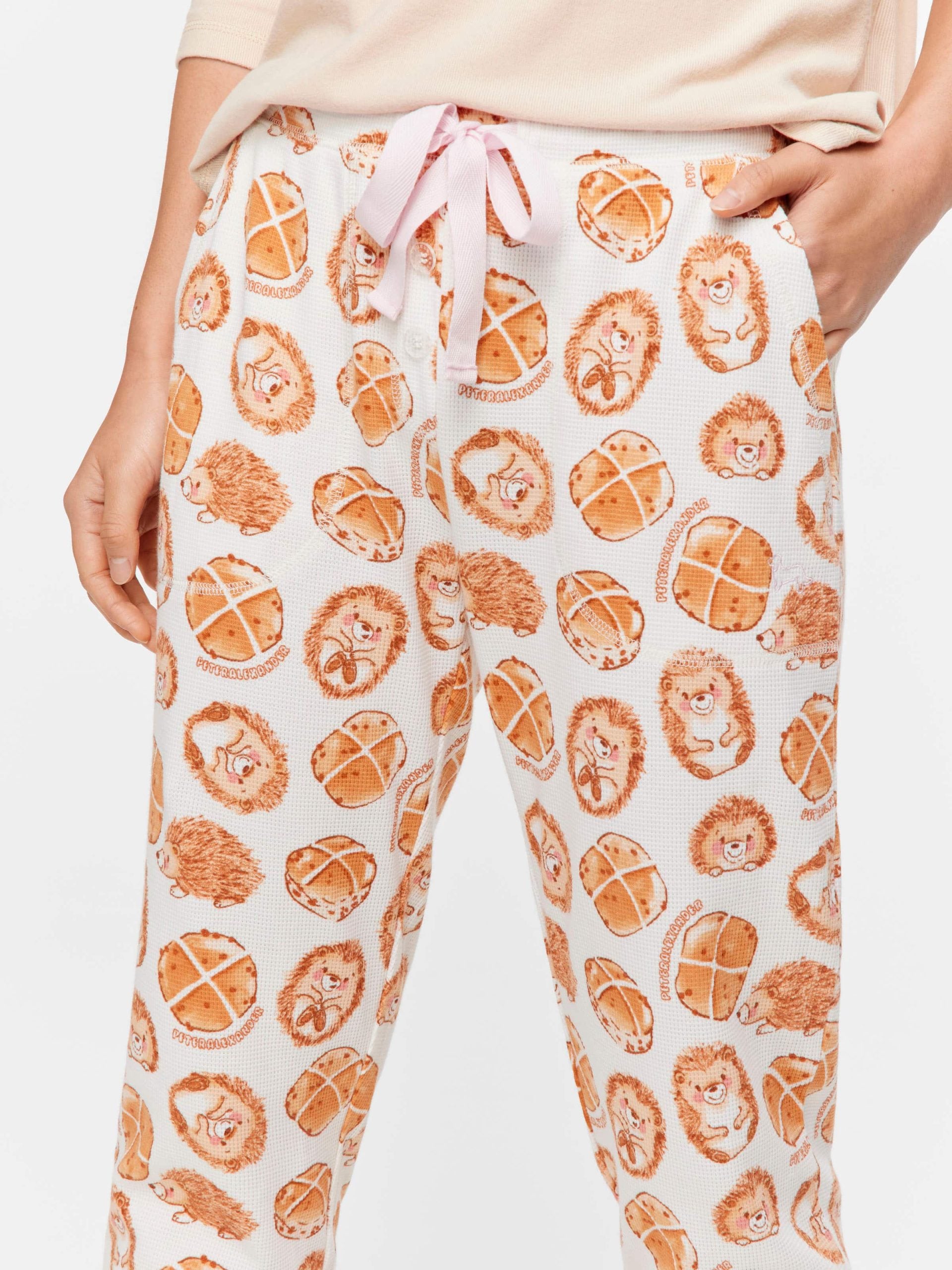 Cute Buns Waffle Easy Pj Pant multi image 2