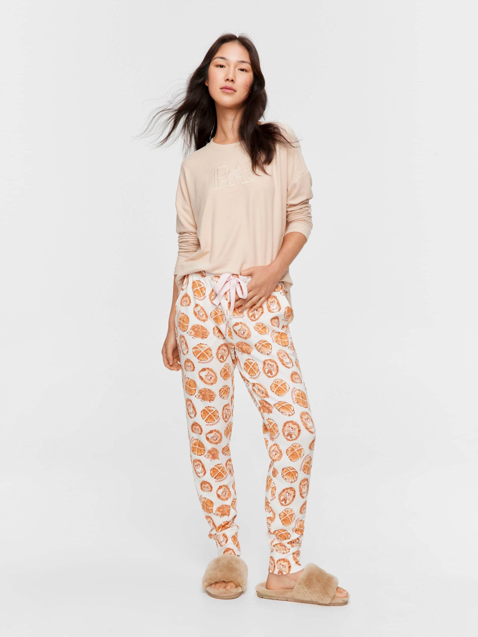 Cute Buns Waffle Easy Pj Pant multi image 0
