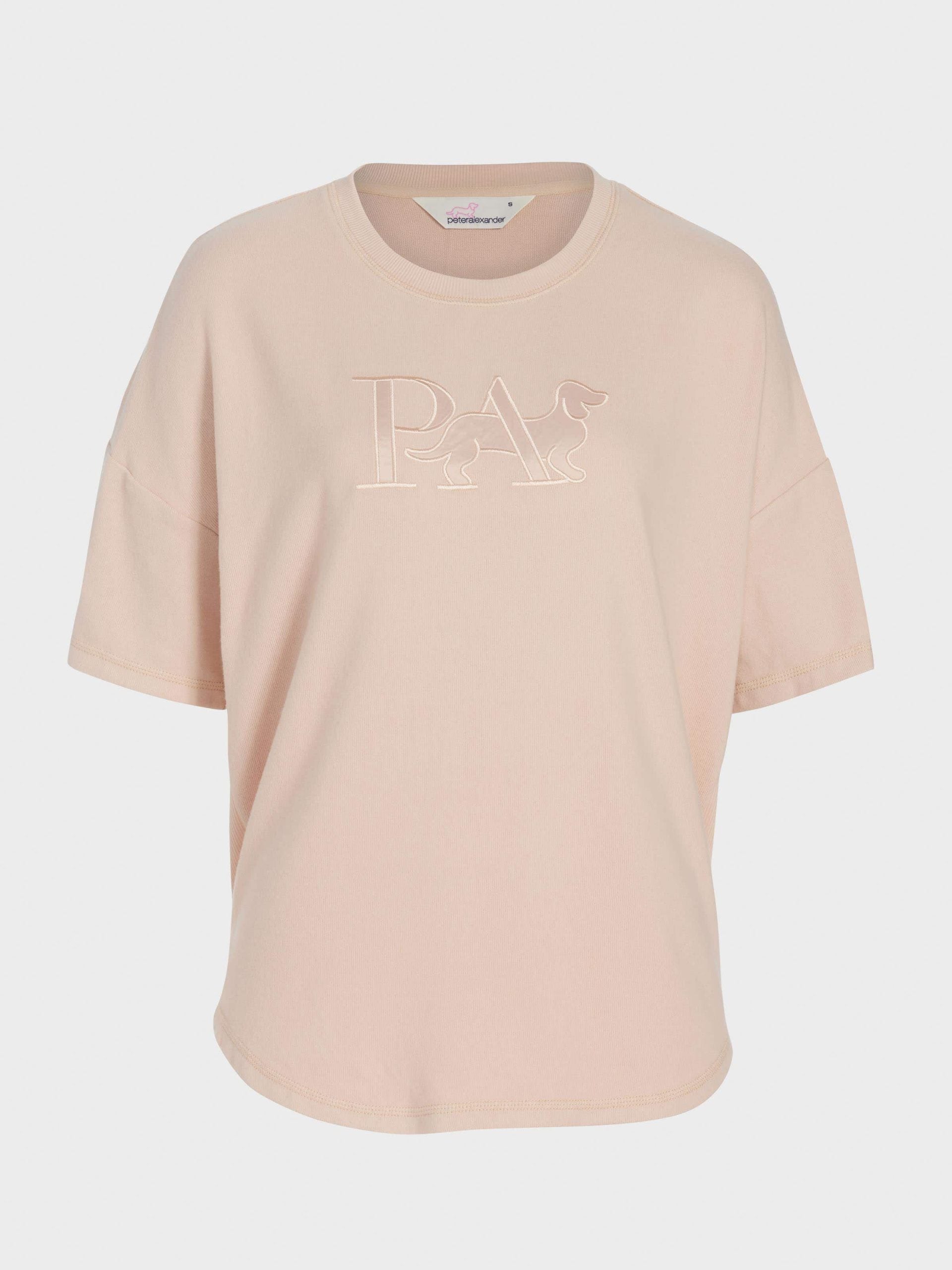 Caramel Plush P.A. Logo Oversized Tee caramel image 3