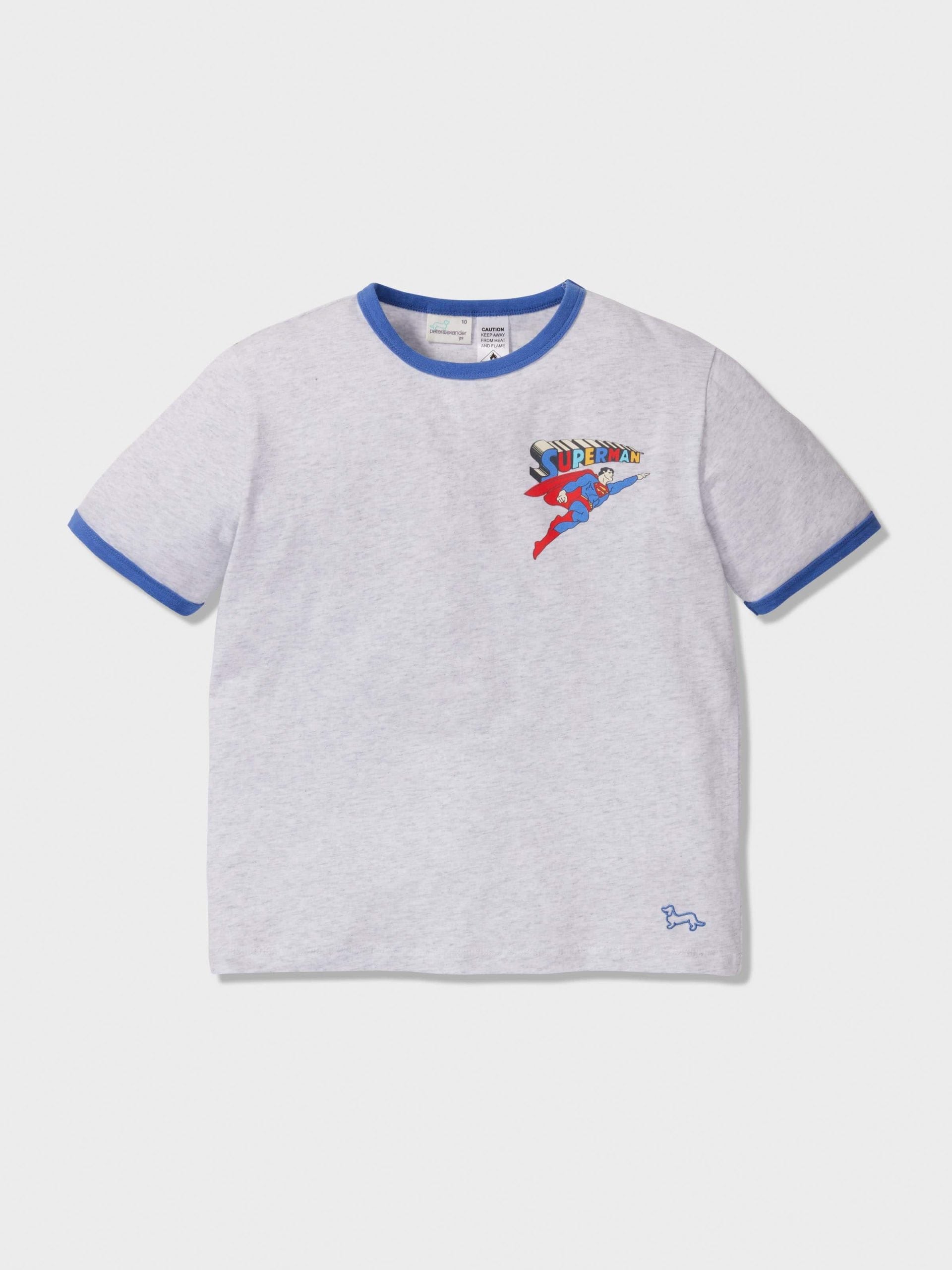 Boys Superman Comic Short Pj Set Multi image 2