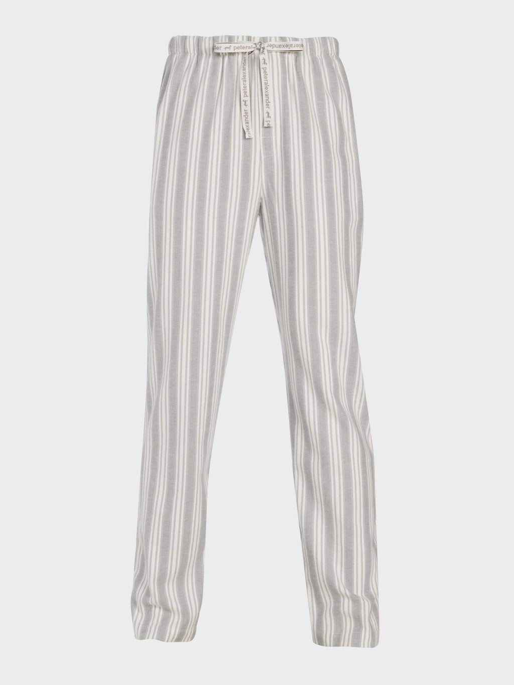 Grey Stripe Flannelette Pj Pant multi image 3