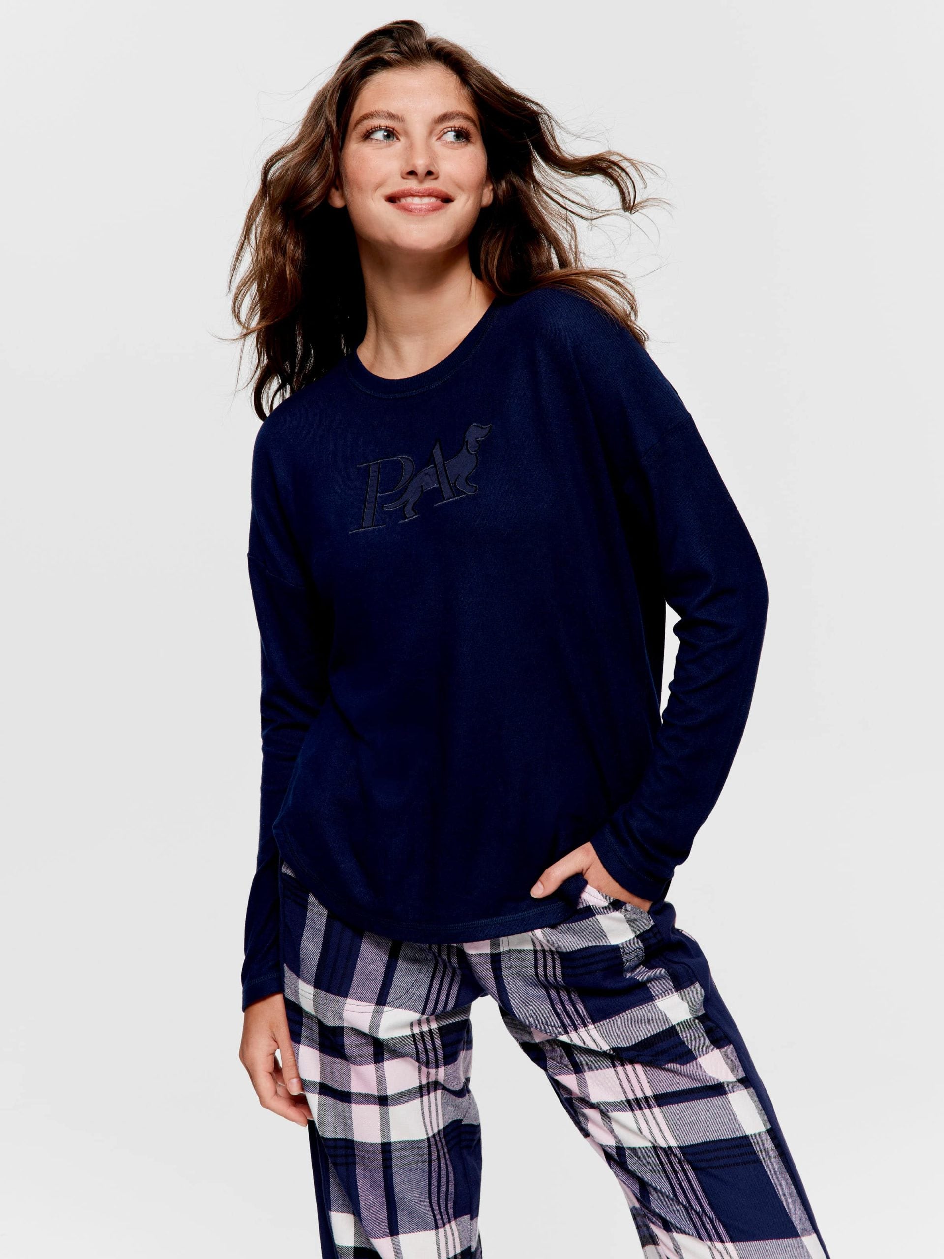 Navy Plush Sweater navy image 1