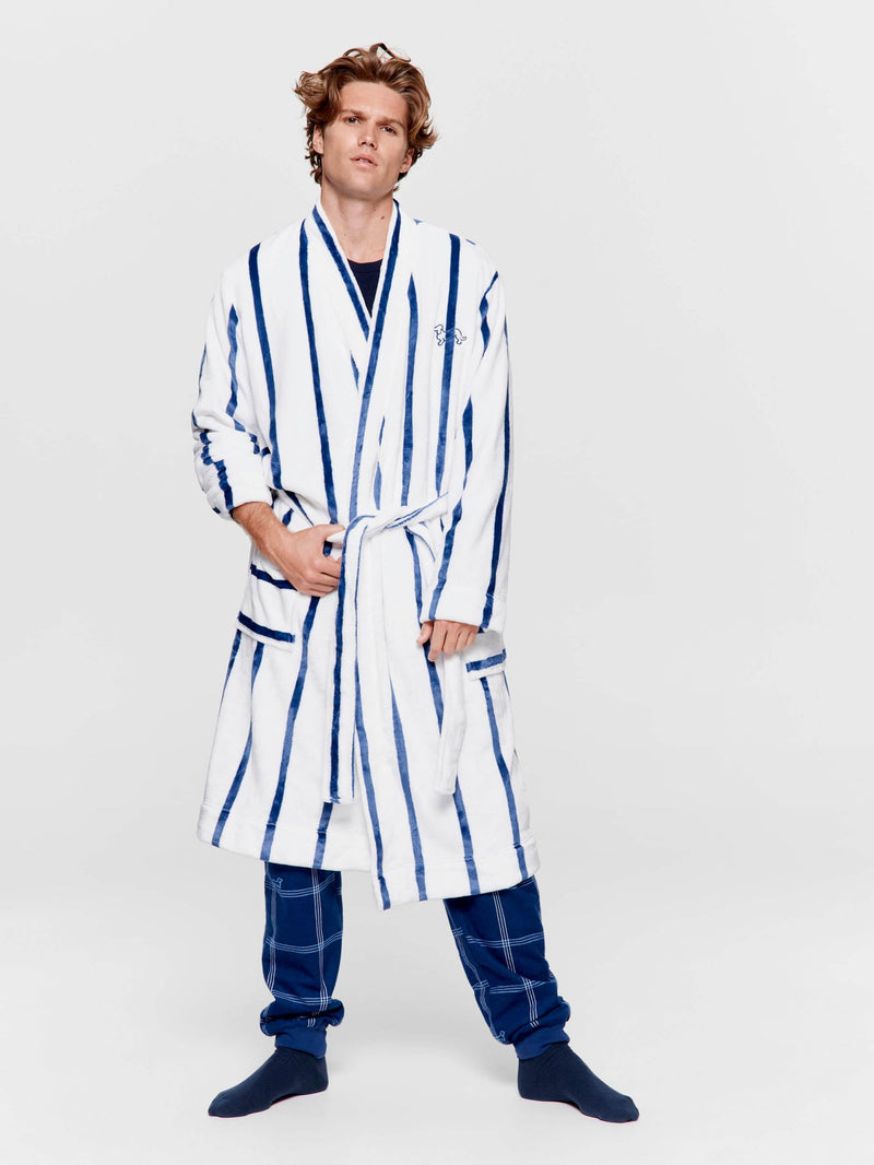 Navy Stripe Gown multi image 0