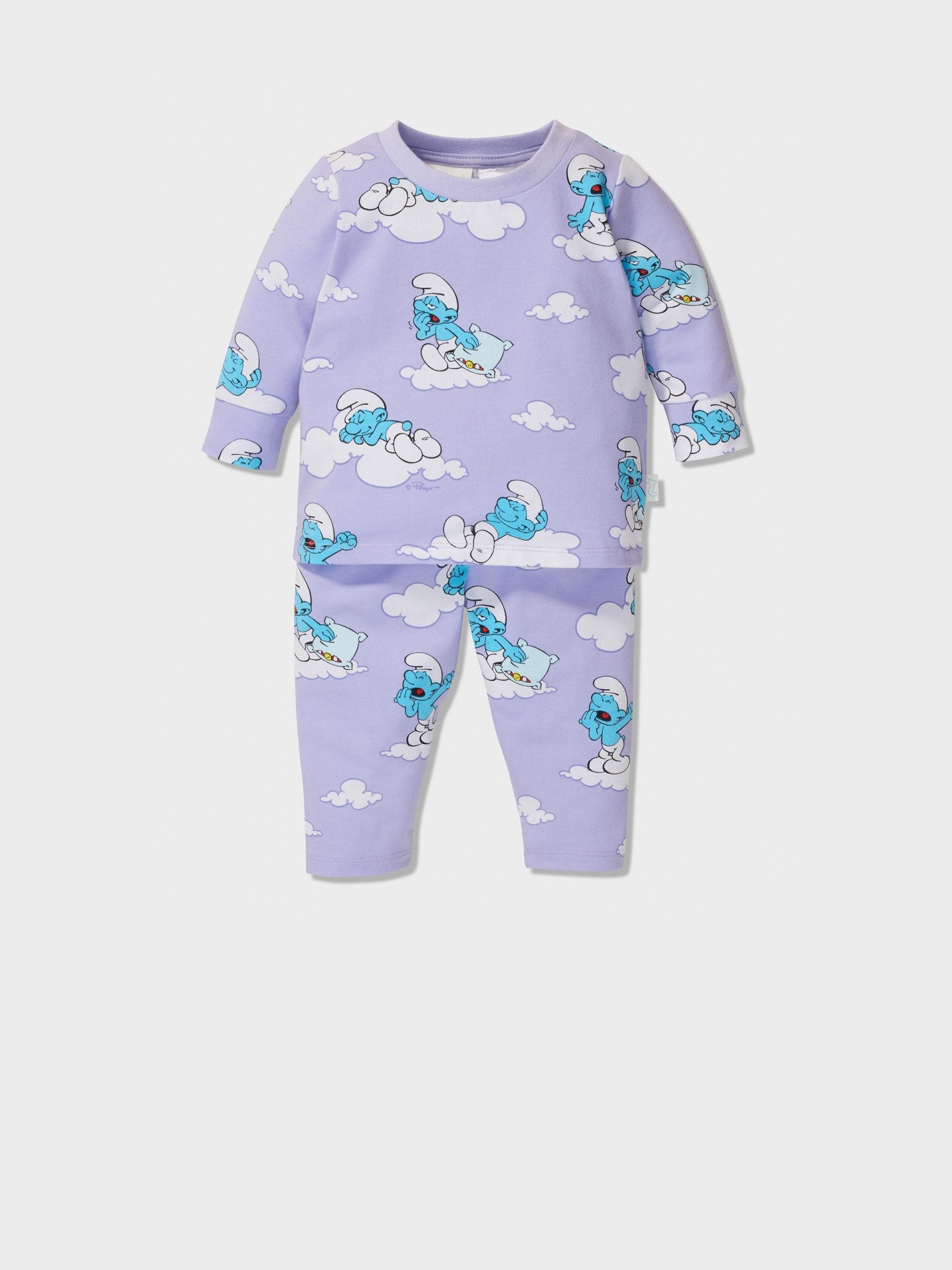 Baby Sleepy Smurf Pj Set multi image 0