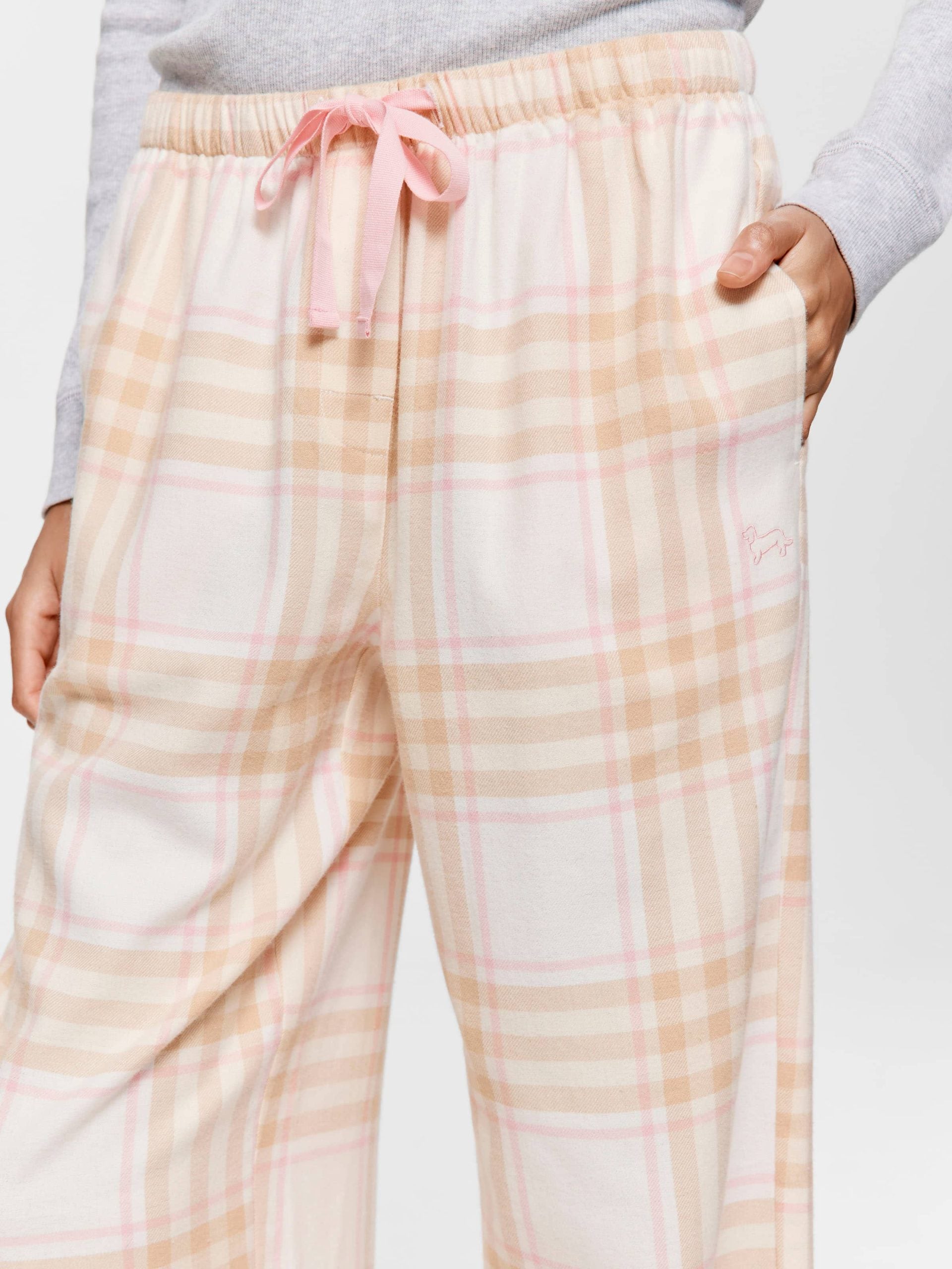 Caramel Check Classic Flannelette Pj Pant multi image 1