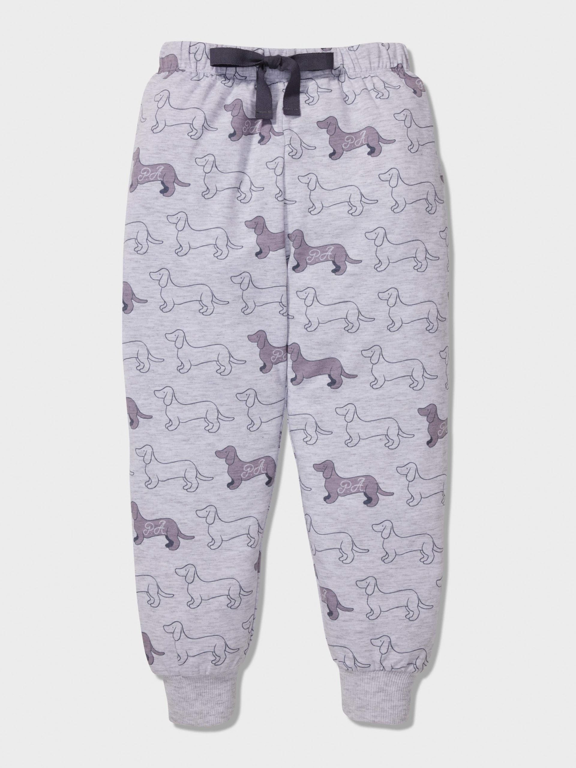 Boys Penny Print Long Track Pj Set greymarle image 1