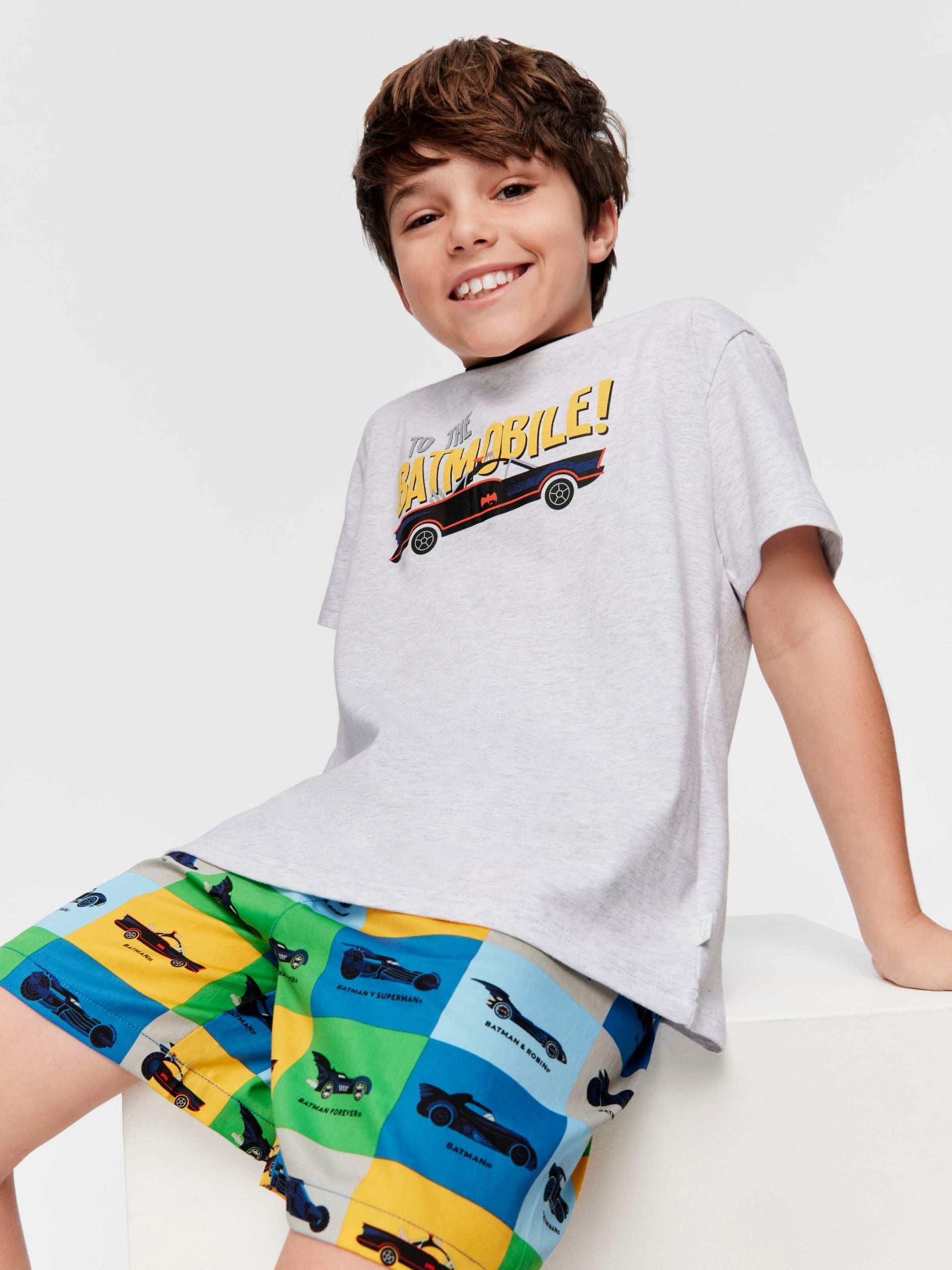 Boys Batmobile Short Pj Set multi image 0