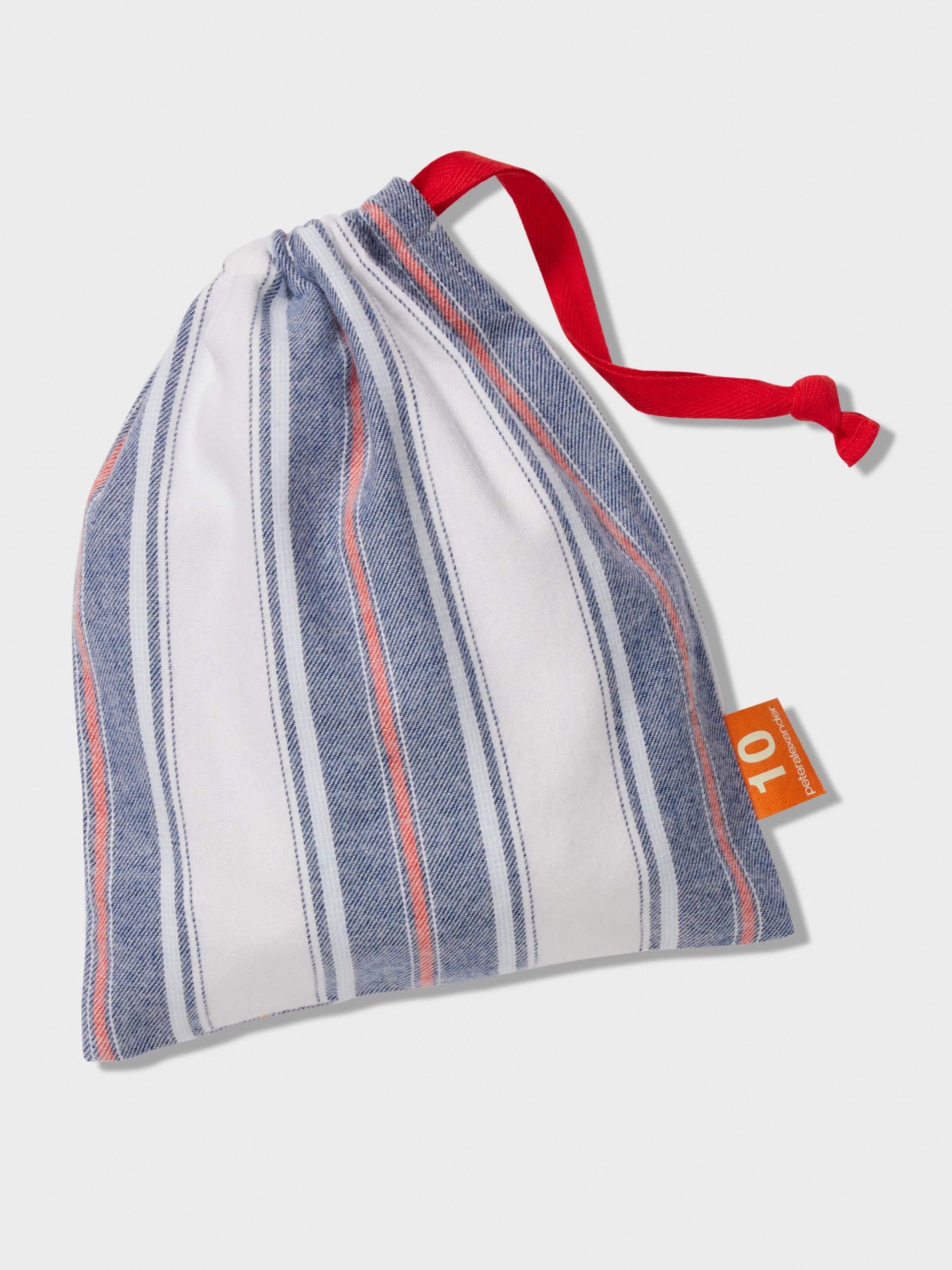 Boys Stripe Flannelette Long Pj Set Navy image 3