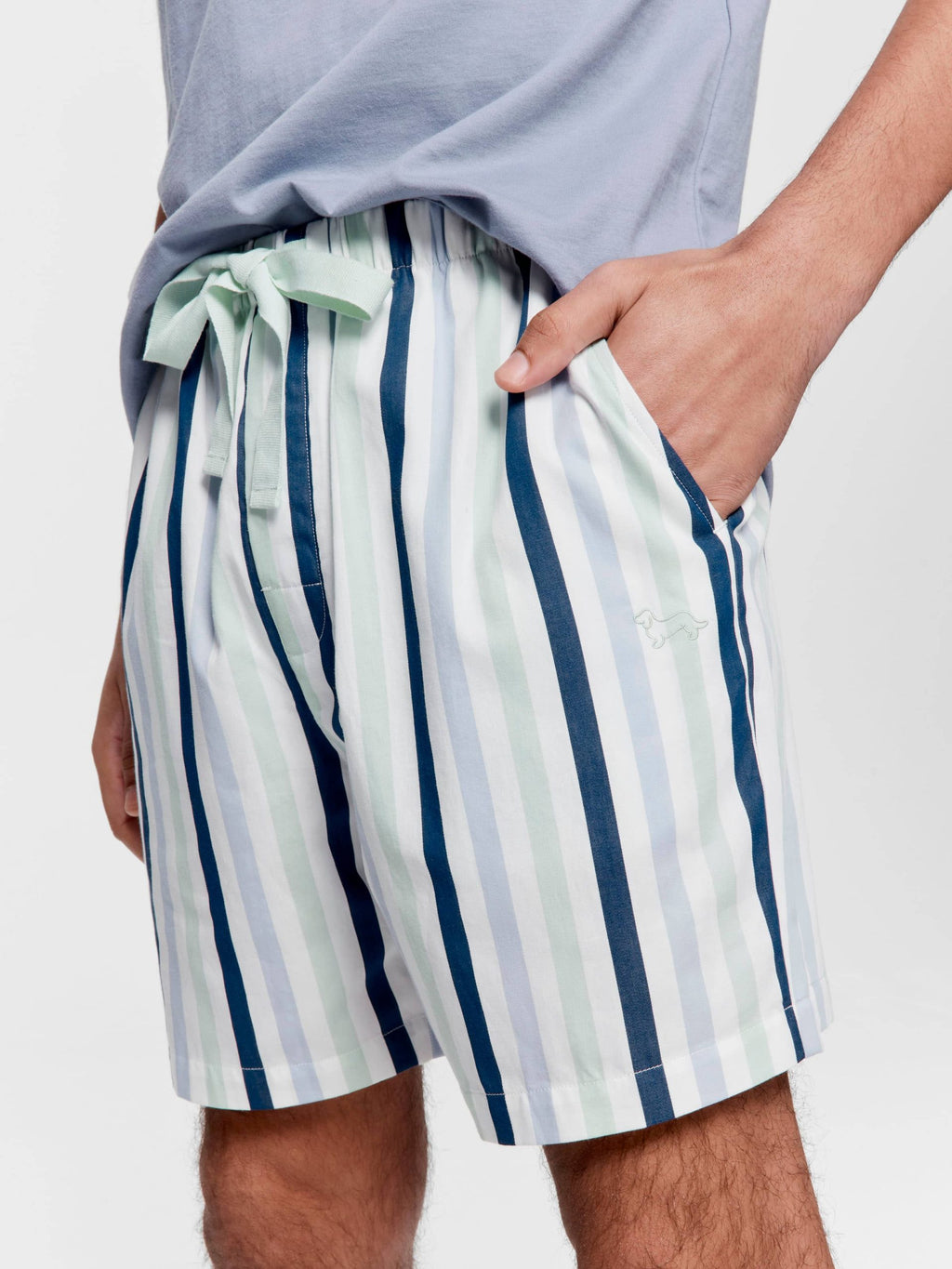 Multi Stripe Mid Short multi image 1