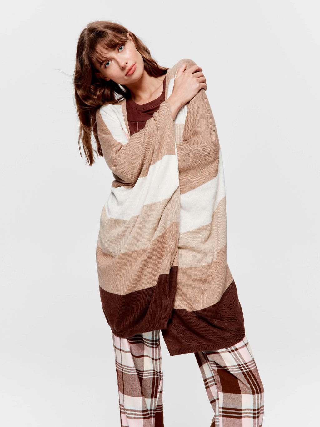 Stripe Poncho multi image 0